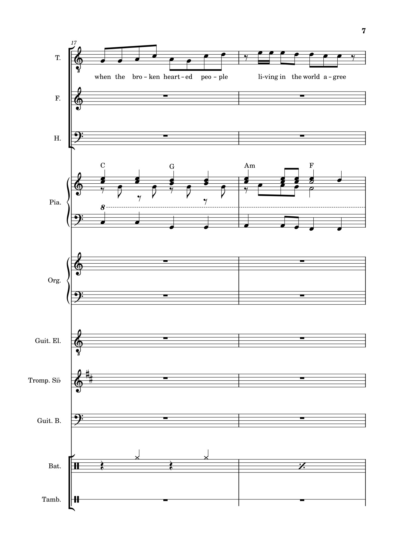Trang 7 của Sheet nhạc PDF bài hát Let it be (hợp xướng) - Albert Jean-Paul