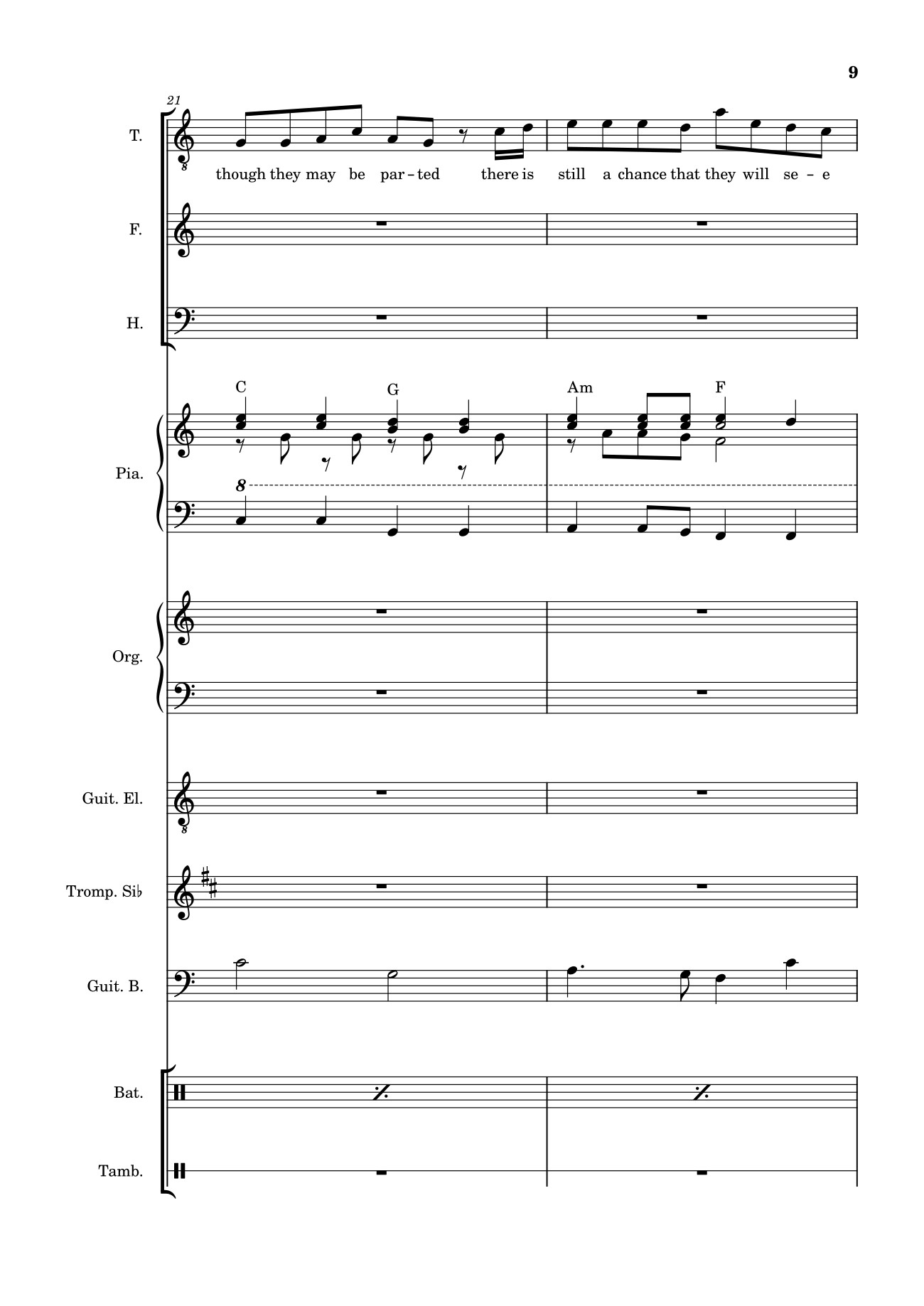 Trang 9 của Sheet nhạc PDF bài hát Let it be (hợp xướng) - Albert Jean-Paul