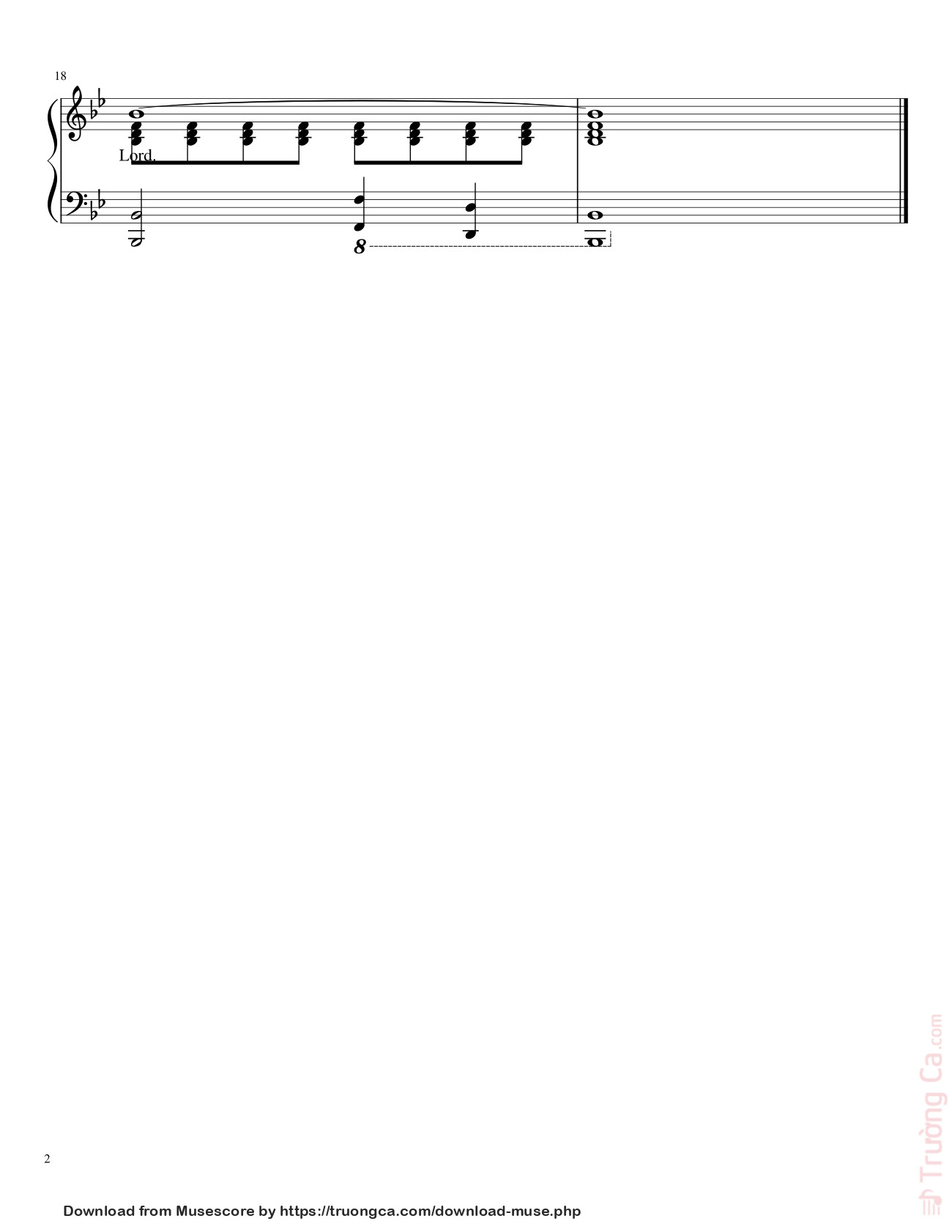 Trang 2 của Sheet nhạc PDF bài hát At the Name of Jesus Sheet Piano - Francis Adelman