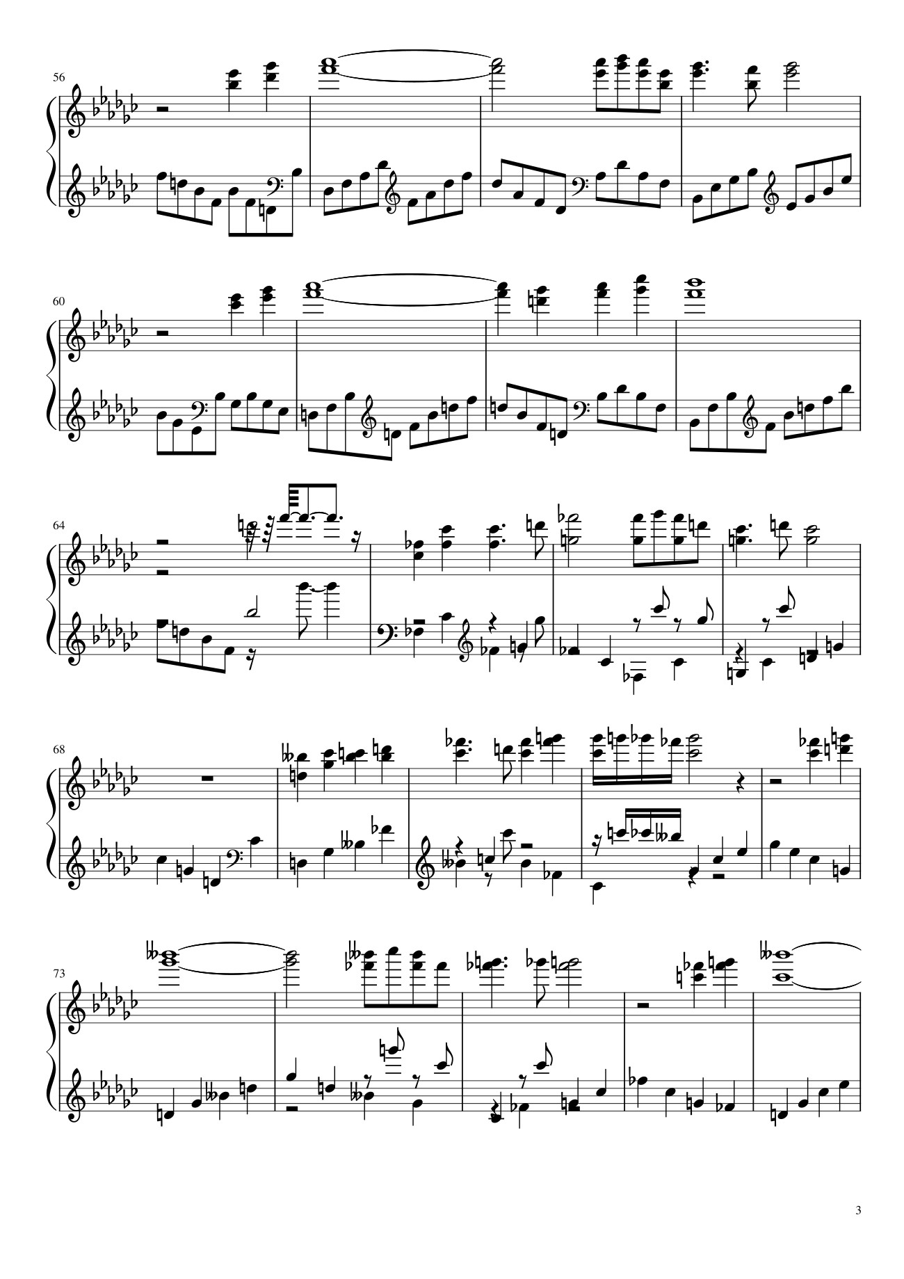 Trang 3 của Sheet nhạc PDF Piano bài hát Tay trái chỉ trăng Sheet Piano - Maihao