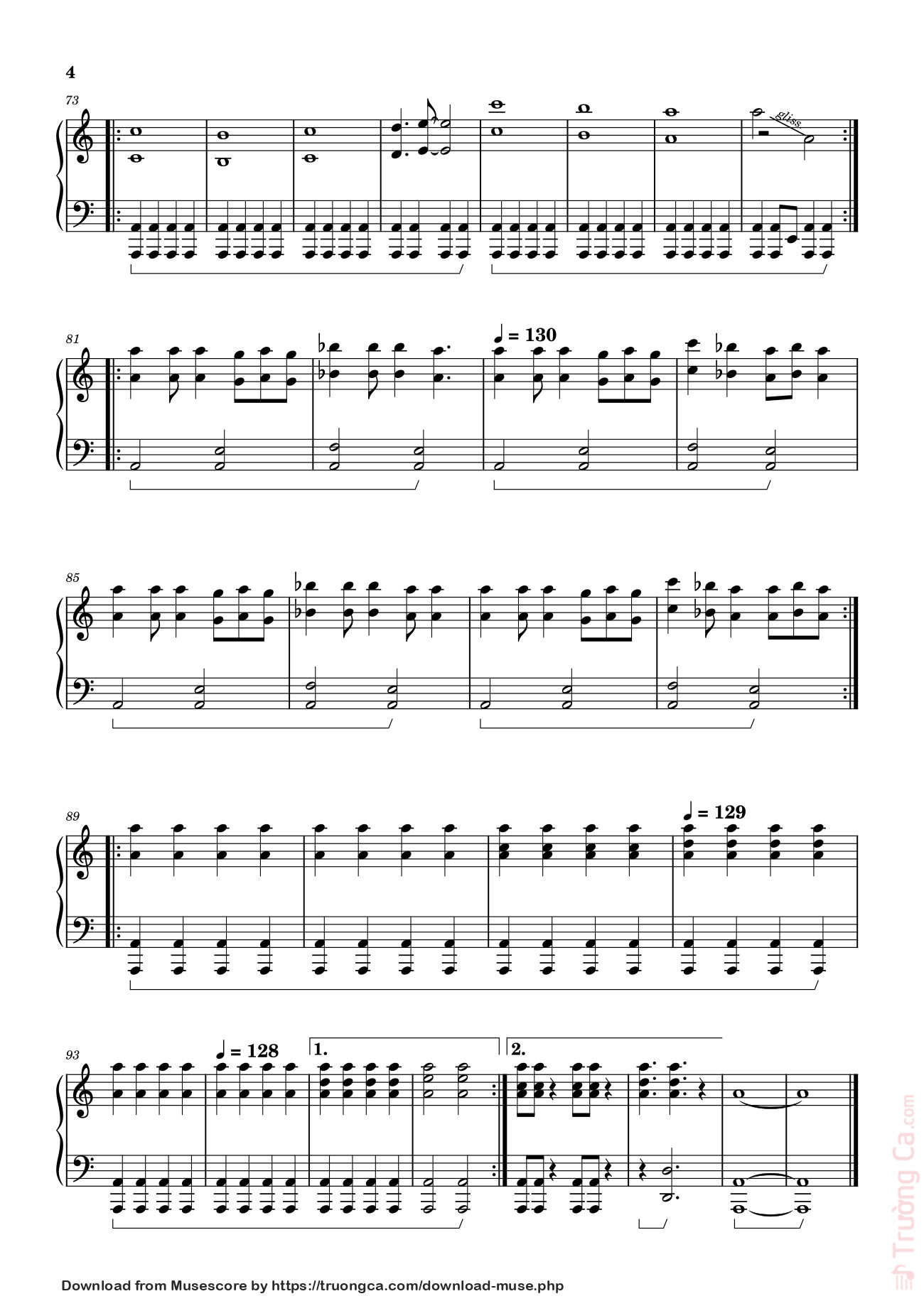 Trang 4 của Sheet nhạc PDF bài hát MUKTI, by My Sleeping Karma Sheet Piano - Andoni Penela