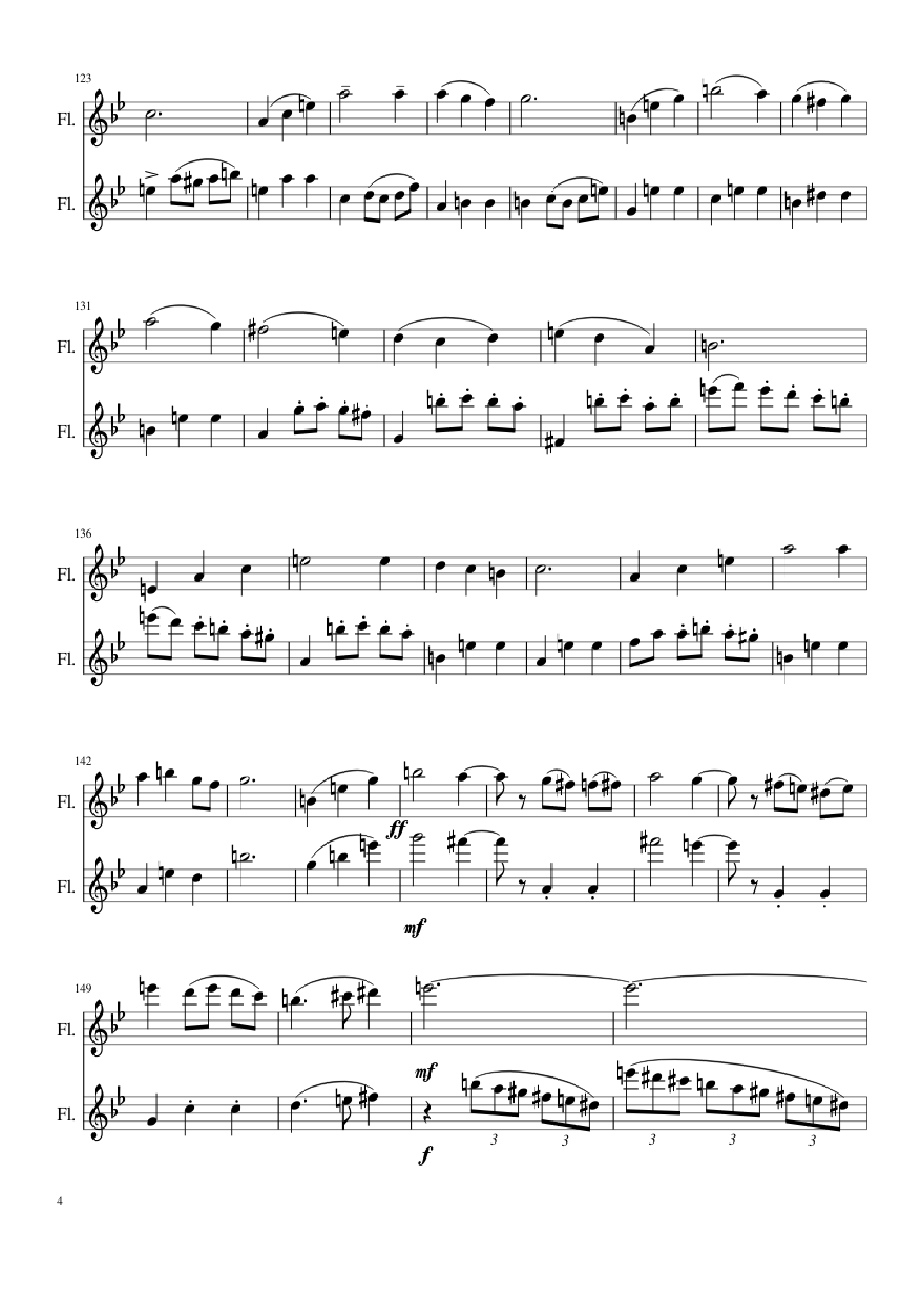 Trang 4 của Sheet nhạc PDF bài hát Merry go round of Life (Flute) - Claudia1kitty