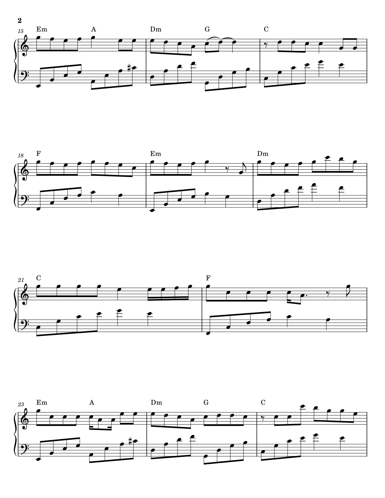 Trang 2 của Sheet nhạc PDF Piano bài hát Đừng Làm Trái Tim Anh Đau Sheet Piano - Sơn Tùng MTP 