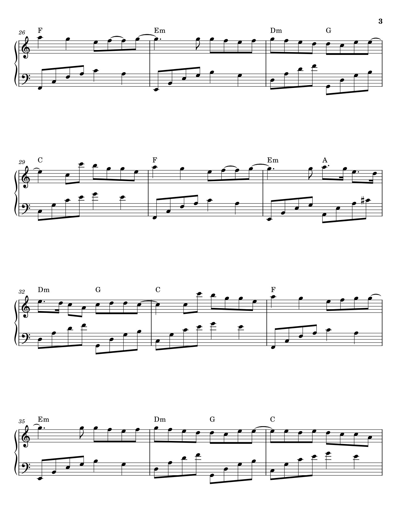 Trang 3 của Sheet nhạc PDF Piano bài hát Đừng Làm Trái Tim Anh Đau Sheet Piano - Sơn Tùng MTP 