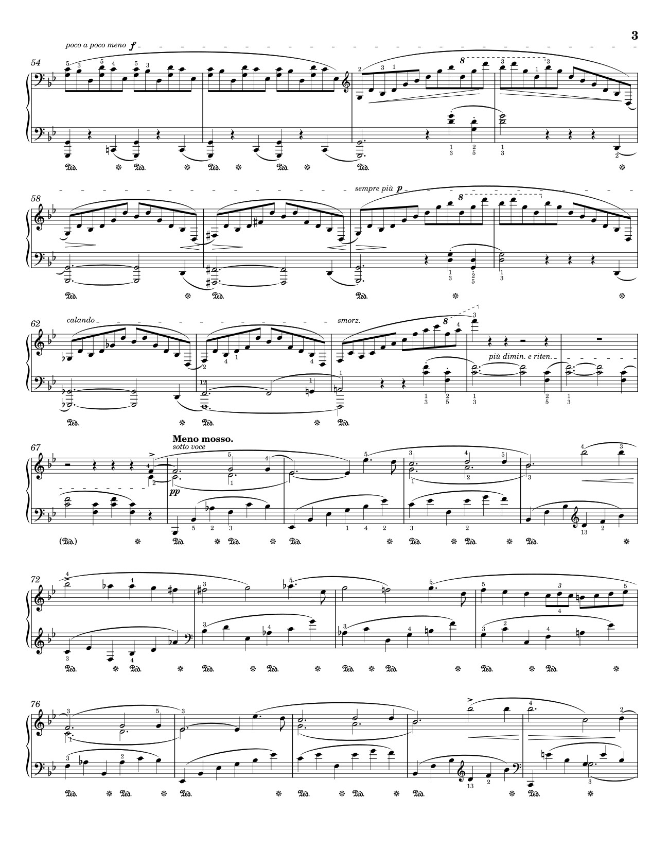 Trang 3 của Sheet nhạc PDF bài hát Ballade No I - Chopin