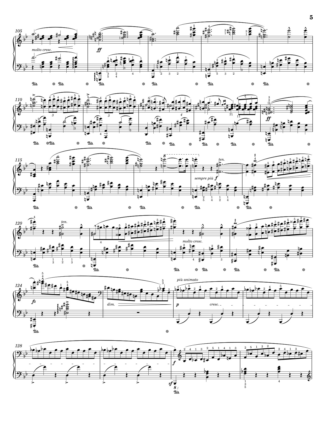Trang 5 của Sheet nhạc PDF bài hát Ballade No I - Chopin