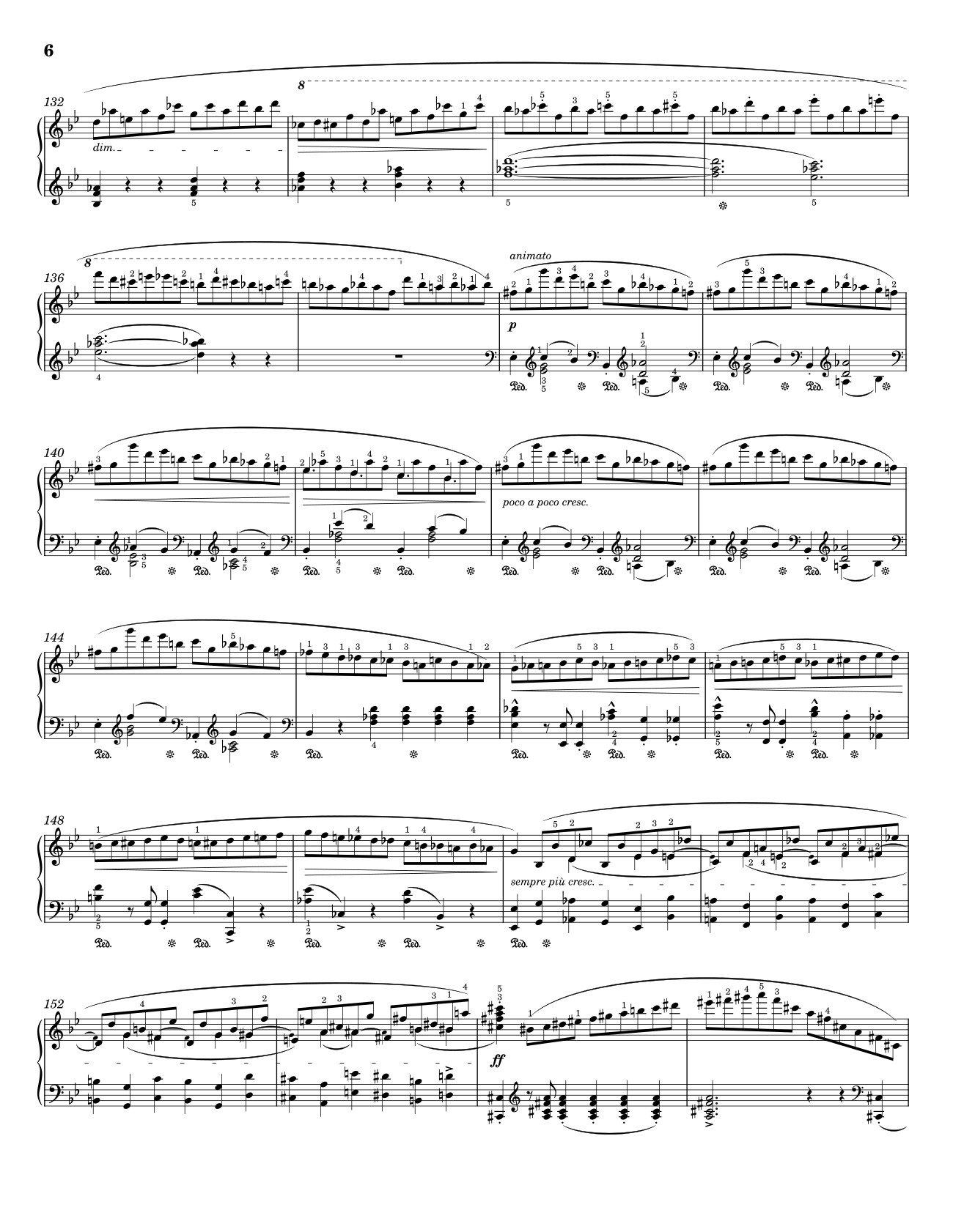 Trang 6 của Sheet nhạc PDF bài hát Ballade No I - Chopin