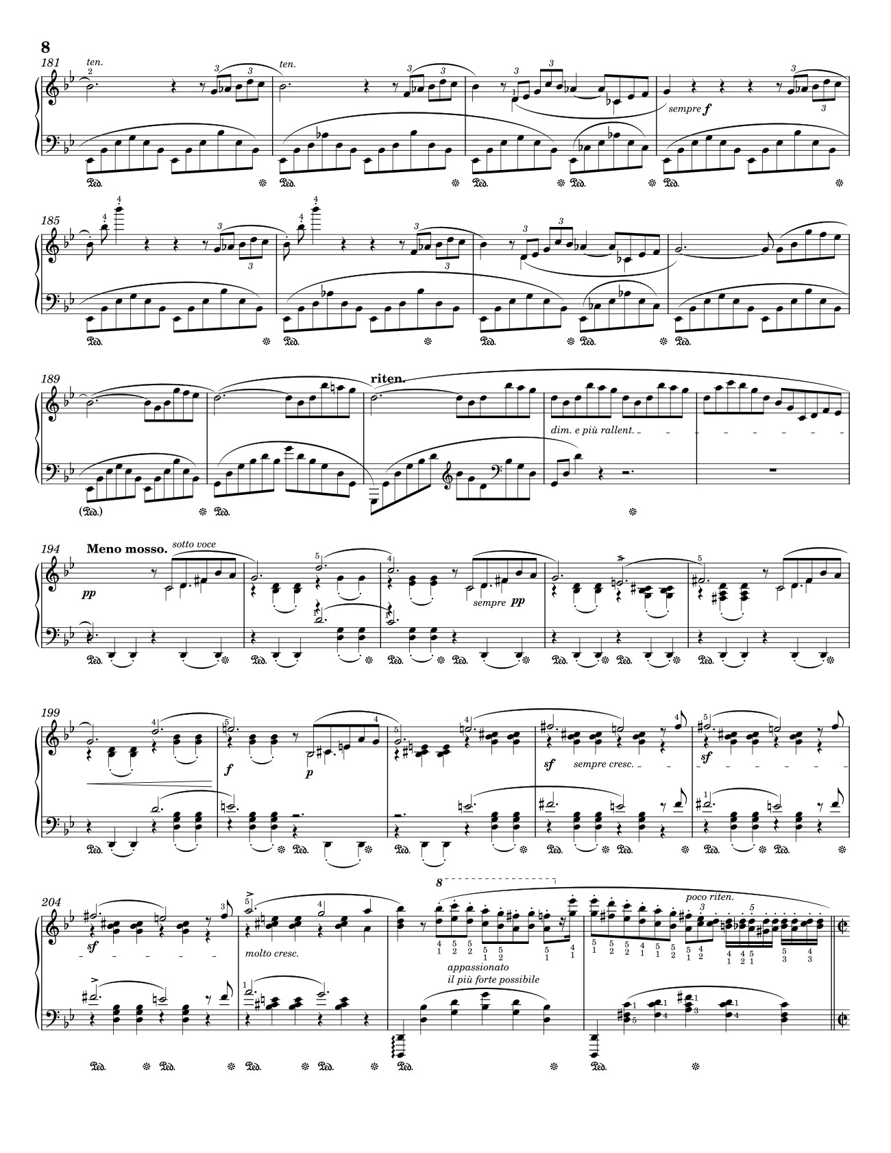 Trang 8 của Sheet nhạc PDF bài hát Ballade No I - Chopin