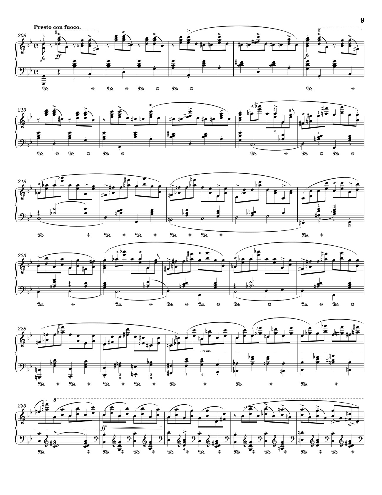 Trang 9 của Sheet nhạc PDF bài hát Ballade No I - Chopin