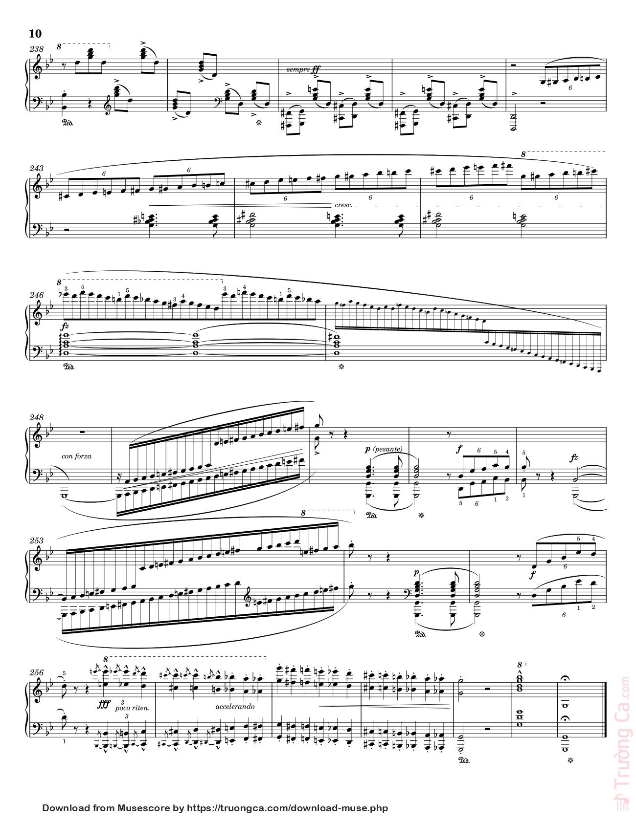 Trang 10 của Sheet nhạc PDF bài hát Ballade No I - Chopin