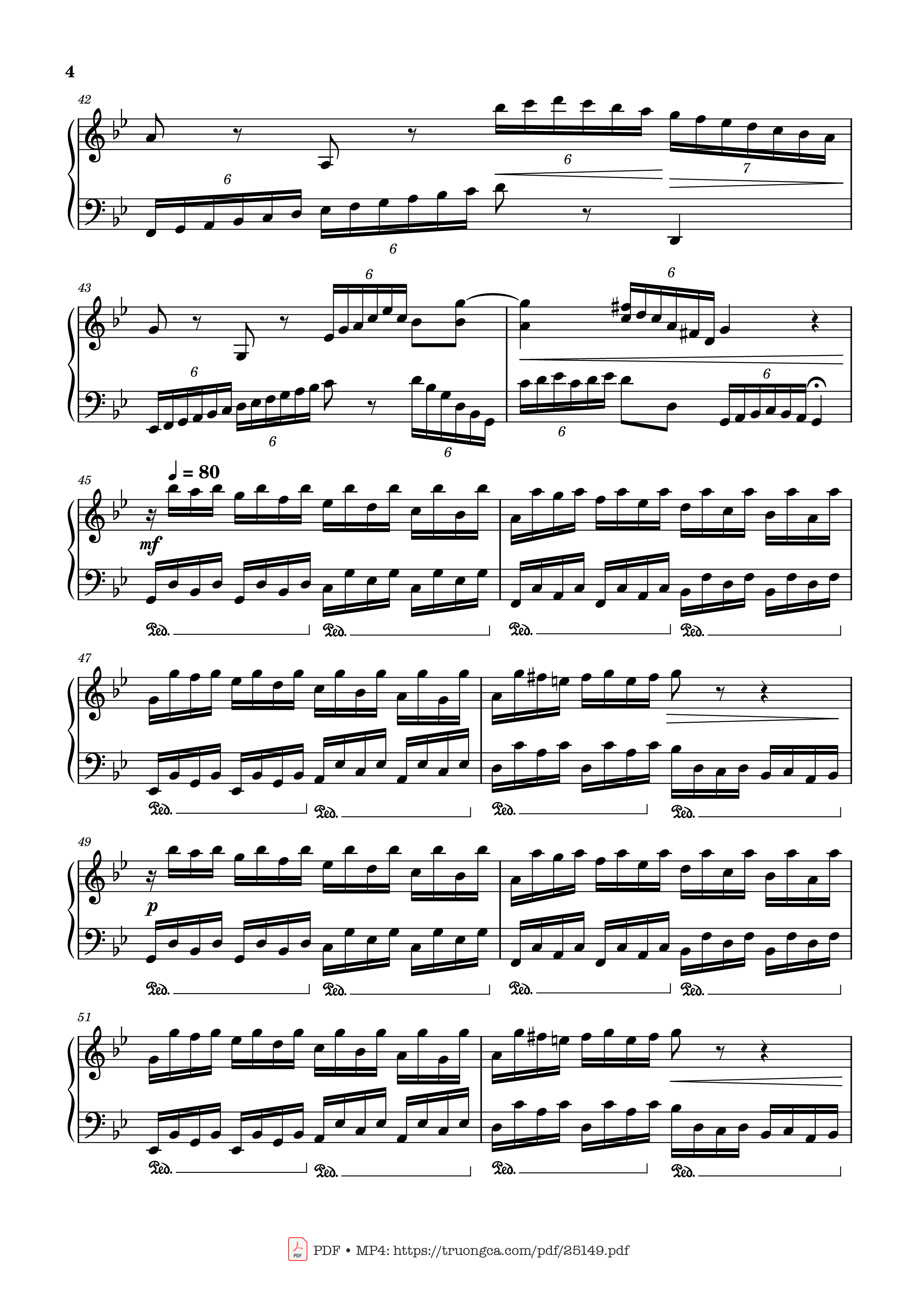Trang 4 của Sheet nhạc PDF bài hát Passacaglia, Op. 20 No. 2 - Johan Halvorsen
