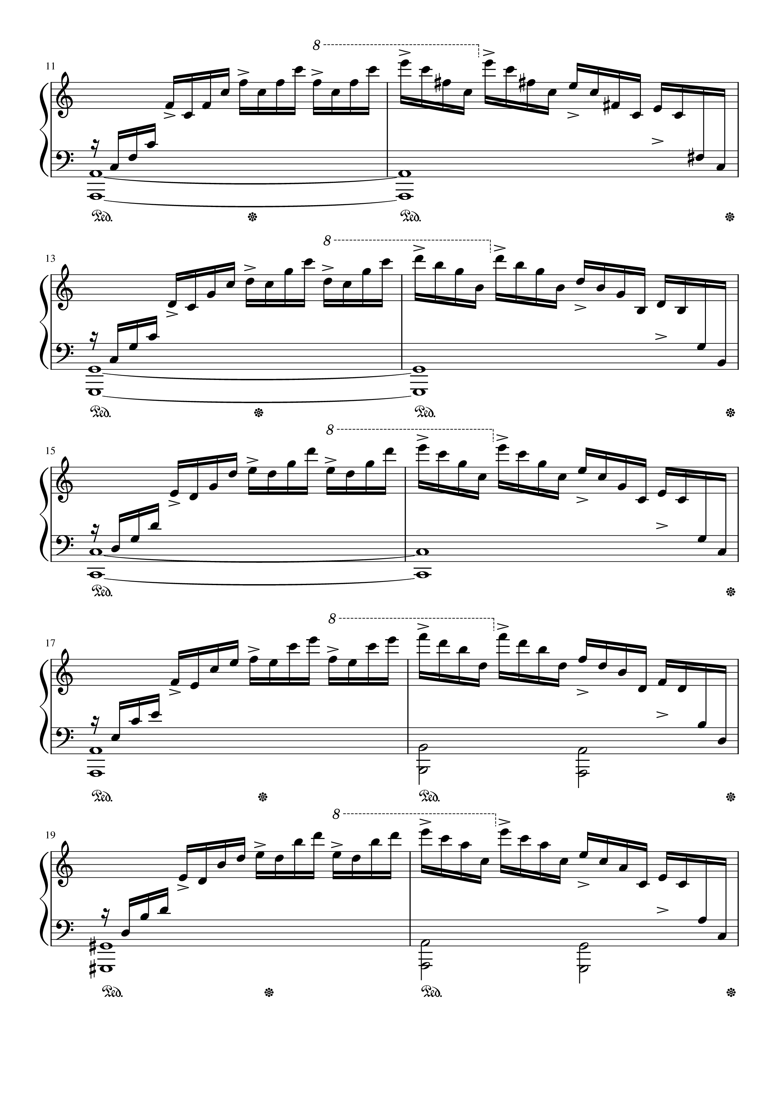 Trang 2 của Sheet nhạc PDF Piano bài hát Etude op.10 no.1 (Waterfall) Chopin - Chopin