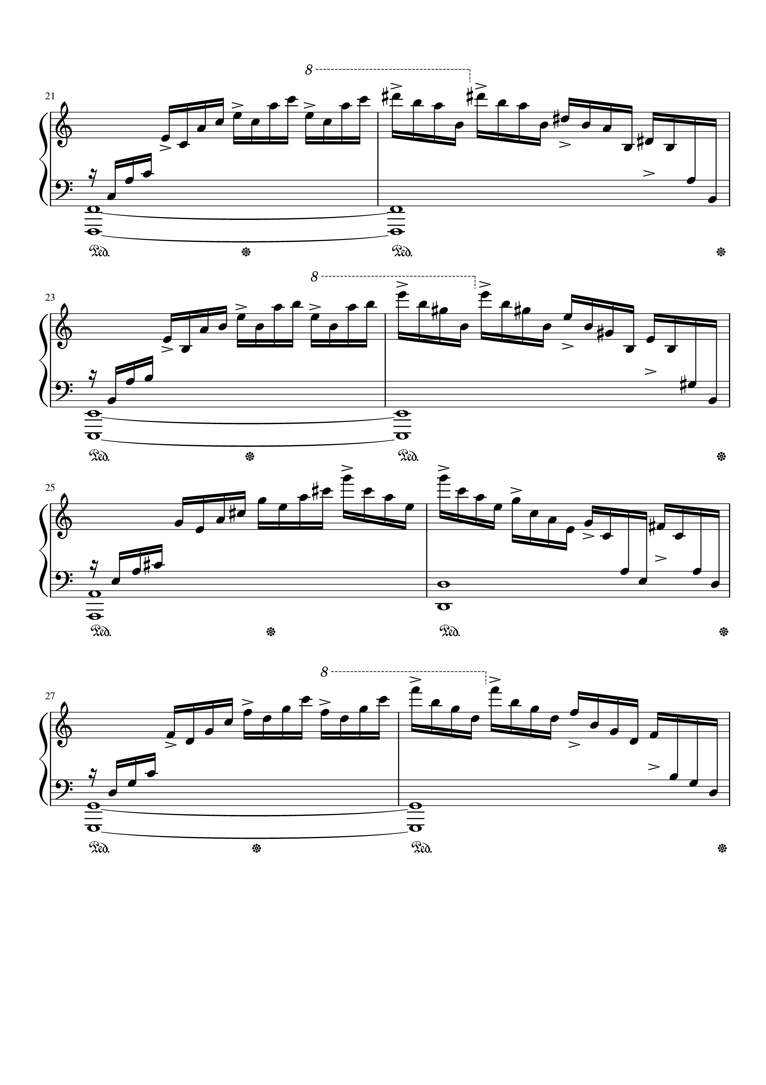 Trang 3 của Sheet nhạc PDF Piano bài hát Etude op.10 no.1 (Waterfall) Chopin - Chopin