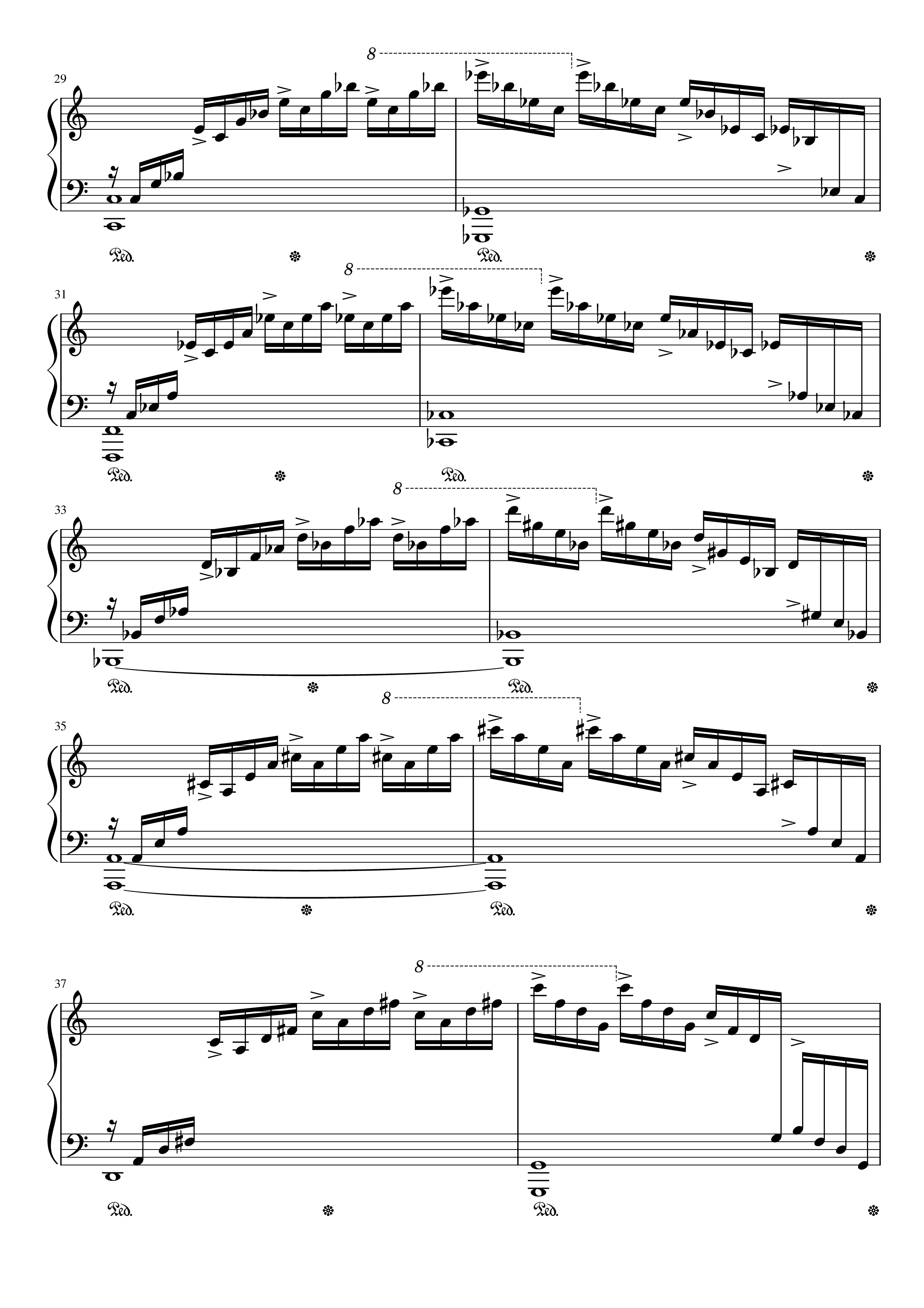 Trang 4 của Sheet nhạc PDF Piano bài hát Etude op.10 no.1 (Waterfall) Chopin - Chopin