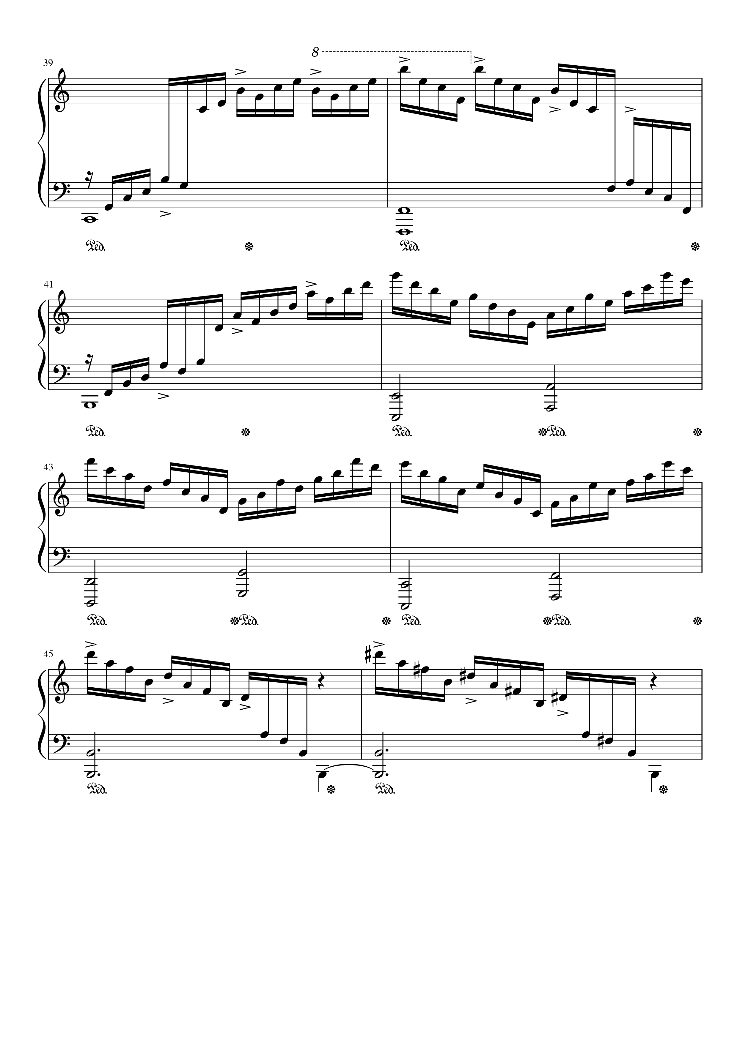 Trang 5 của Sheet nhạc PDF Piano bài hát Etude op.10 no.1 (Waterfall) Chopin - Chopin