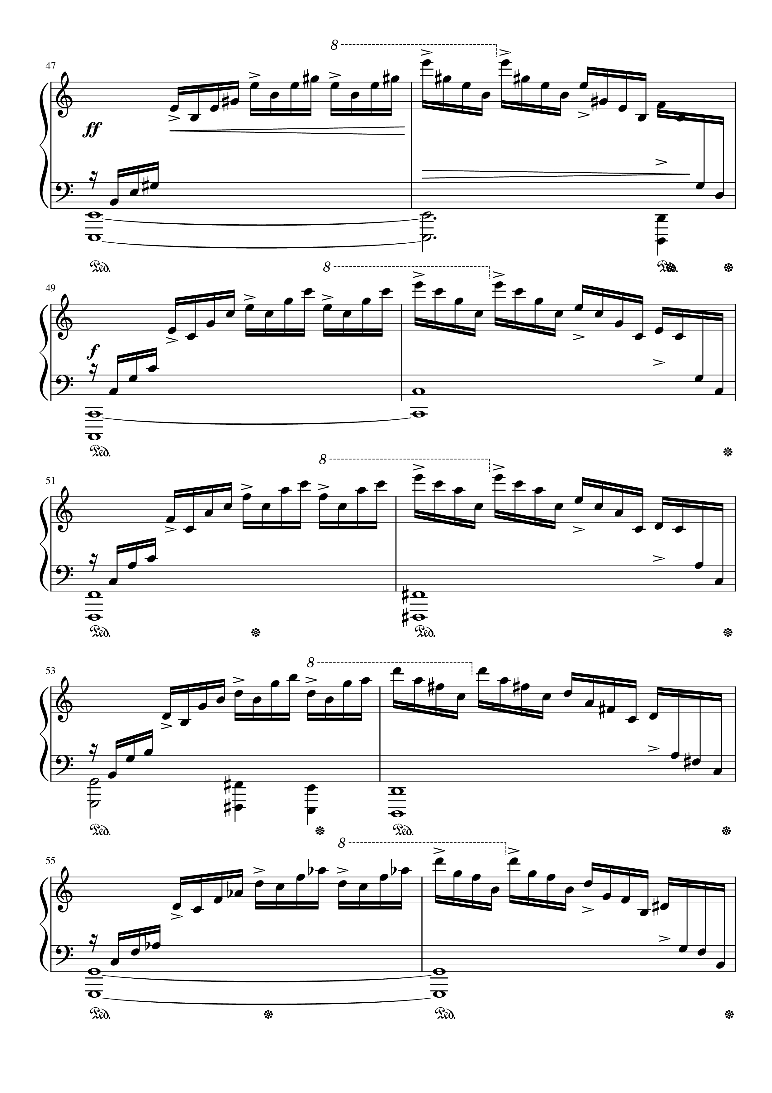 Trang 6 của Sheet nhạc PDF Piano bài hát Etude op.10 no.1 (Waterfall) Chopin - Chopin