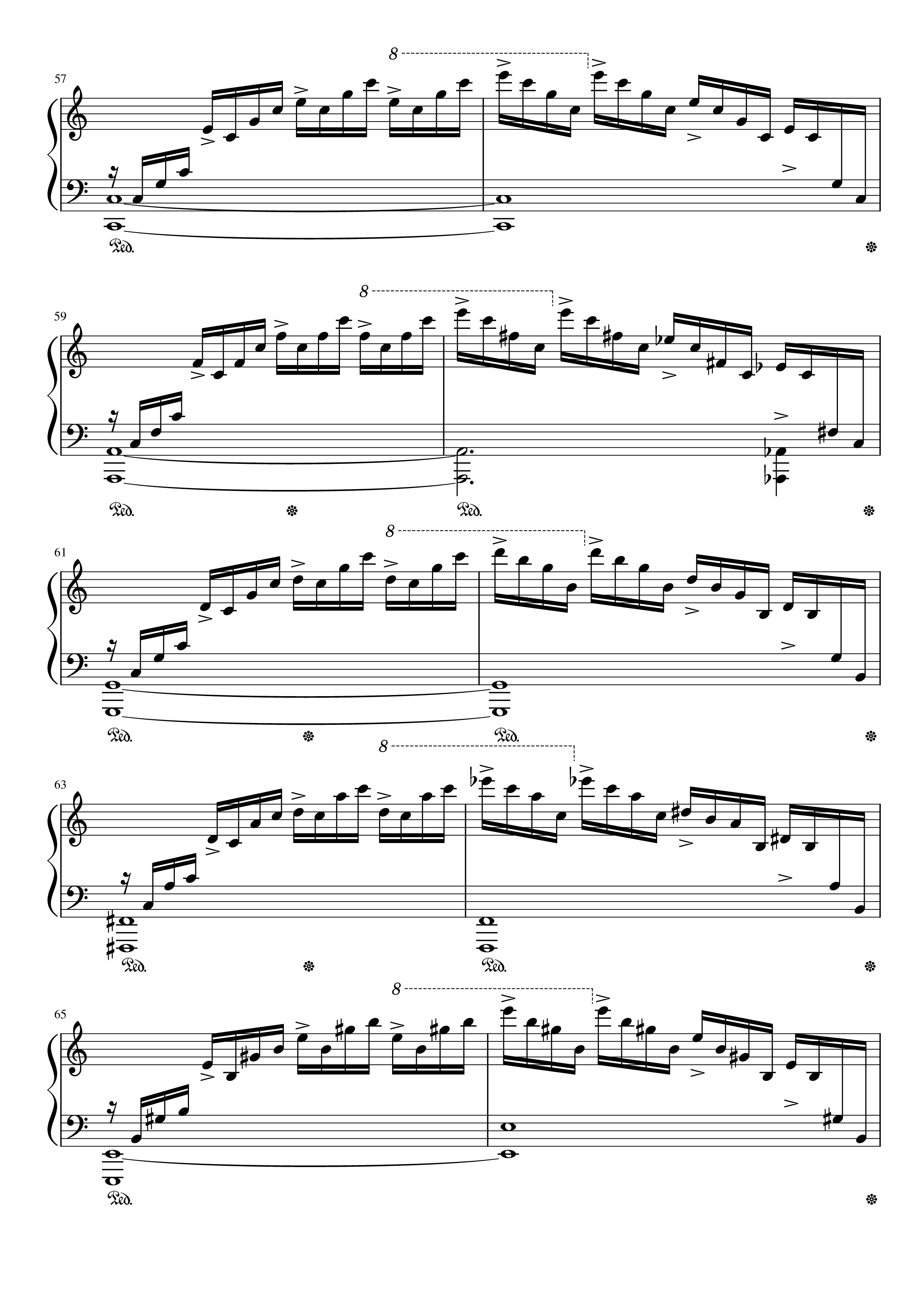 Trang 7 của Sheet nhạc PDF Piano bài hát Etude op.10 no.1 (Waterfall) Chopin - Chopin