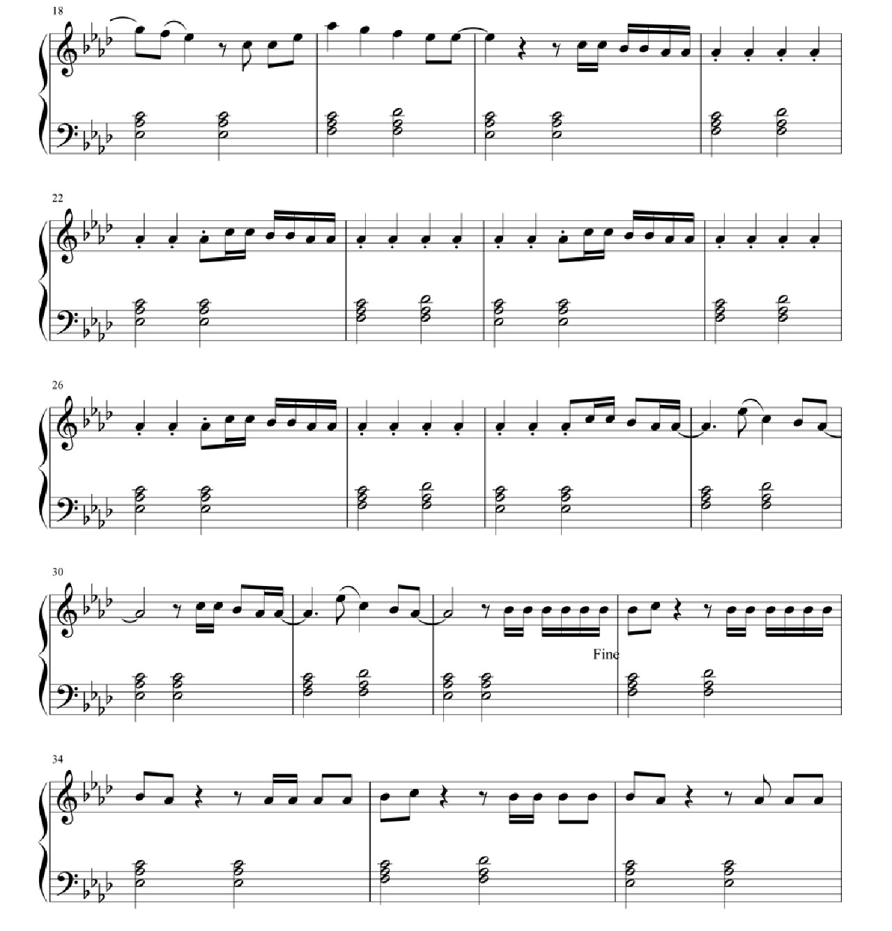 Trang 2 của Sheet nhạc PDF bài hát Work From Home Sheet Music - Fifth Harmony