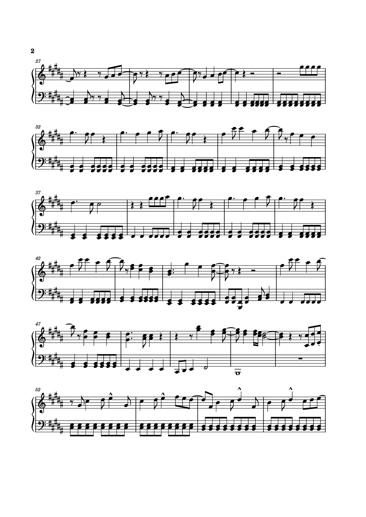 Trang 2 của Sheet nhạc PDF Piano bài hát Angeleyes Sheet Piano - ABBA