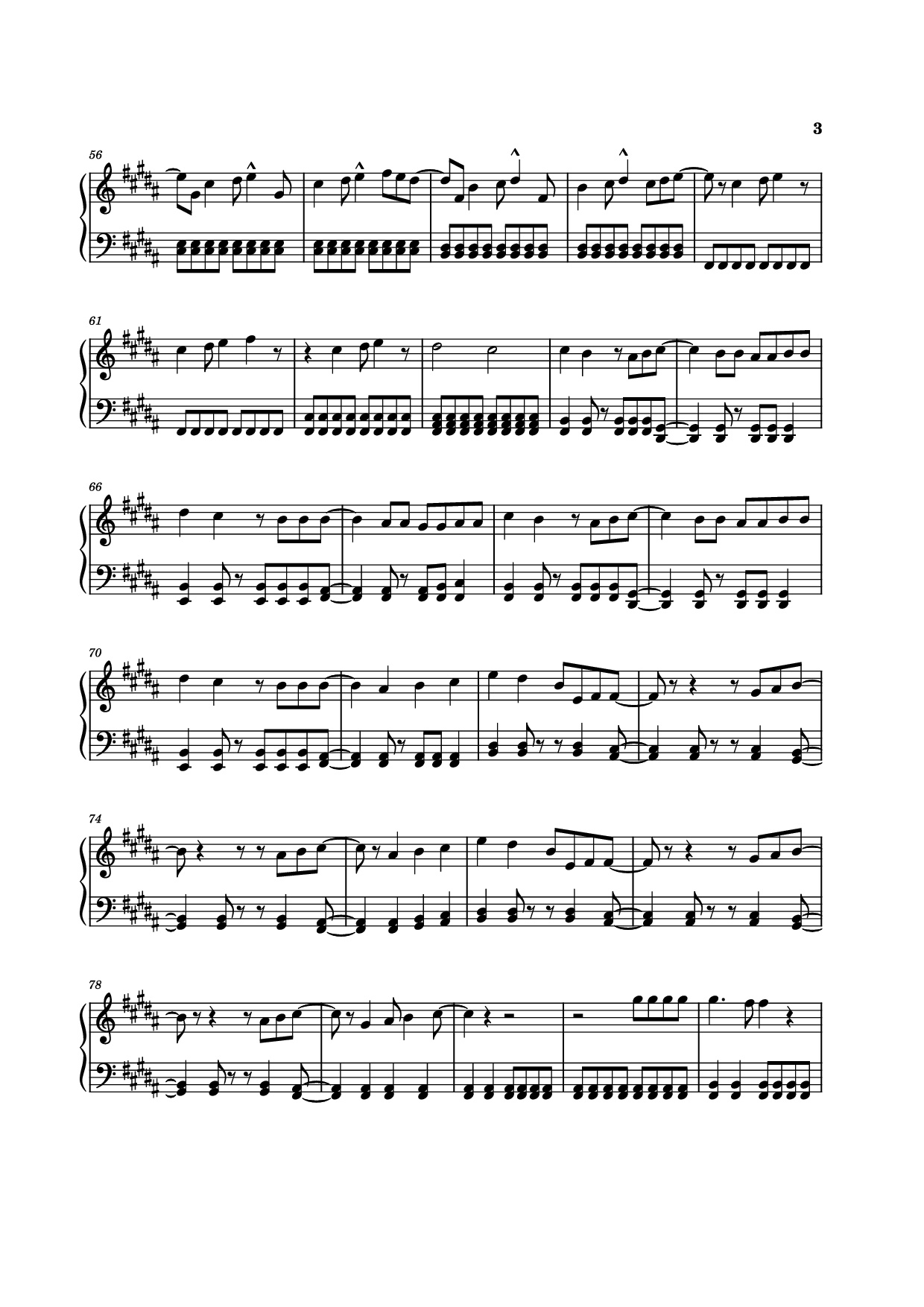 Trang 3 của Sheet nhạc PDF Piano bài hát Angeleyes Sheet Piano - ABBA