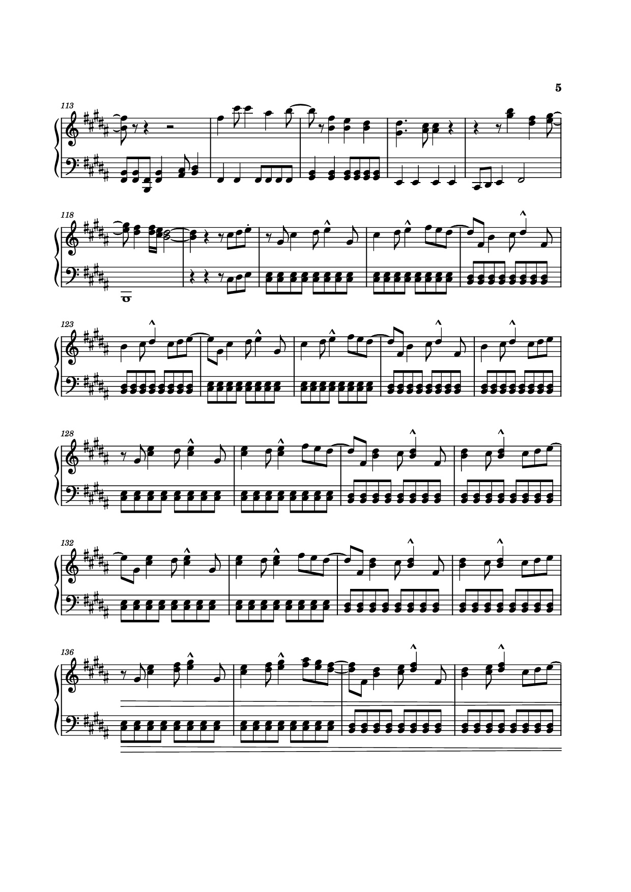 Trang 5 của Sheet nhạc PDF Piano bài hát Angeleyes Sheet Piano - ABBA