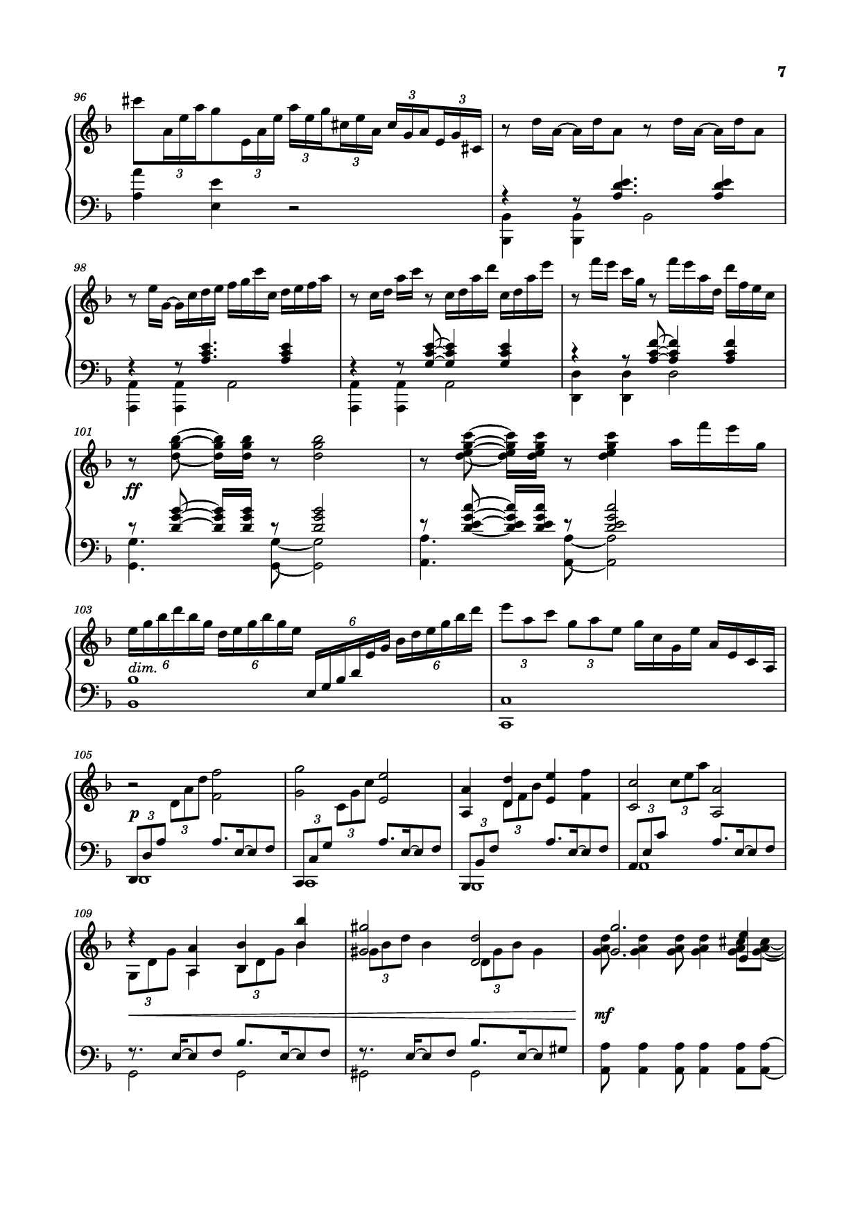 Trang 7 của Sheet nhạc PDF Piano bài hát Testify Piano - Void (Mournfinale) feat. 星熊南巫