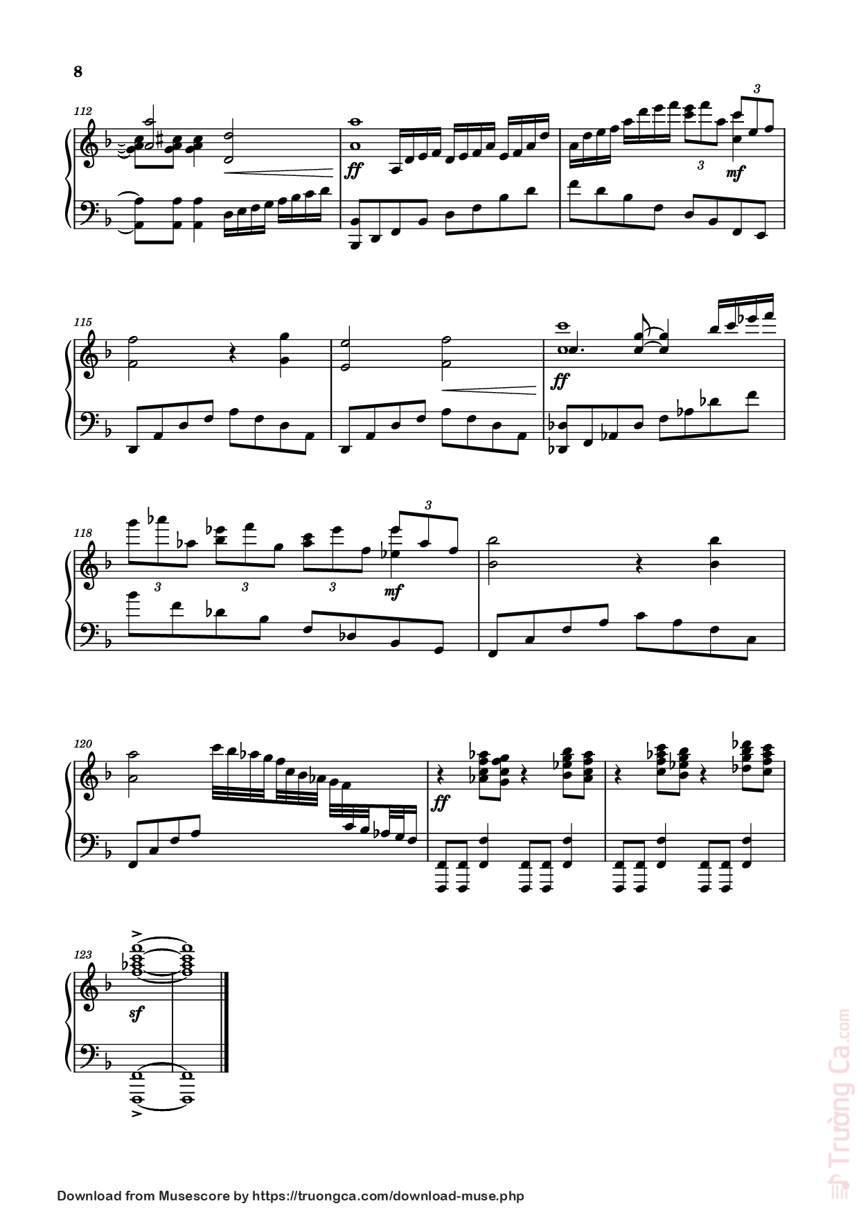 Trang 8 của Sheet nhạc PDF Piano bài hát Testify Piano - Void (Mournfinale) feat. 星熊南巫