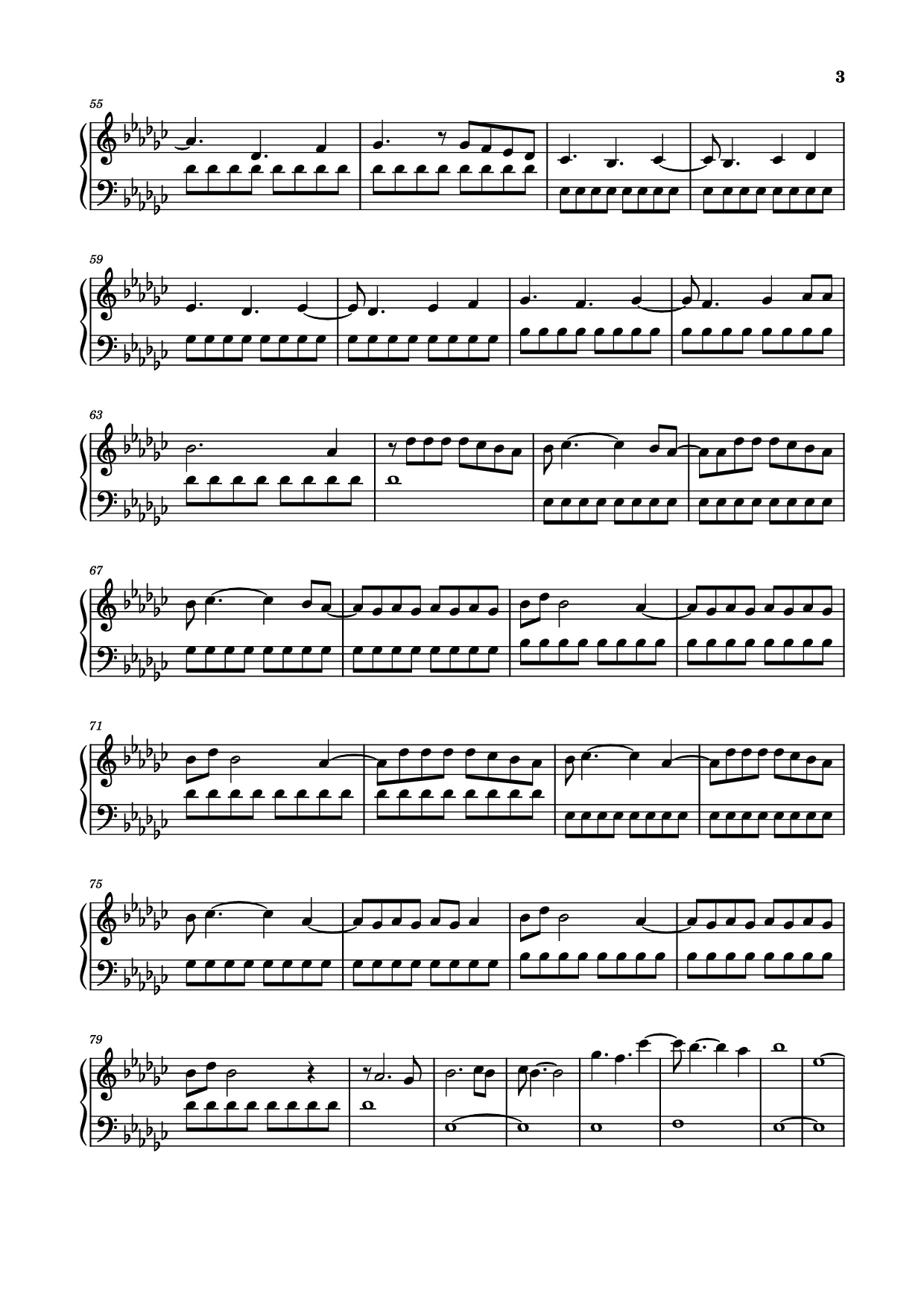 Trang 3 của Sheet nhạc PDF Piano bài hát Tattoo Piano - Wesley Steenbergen