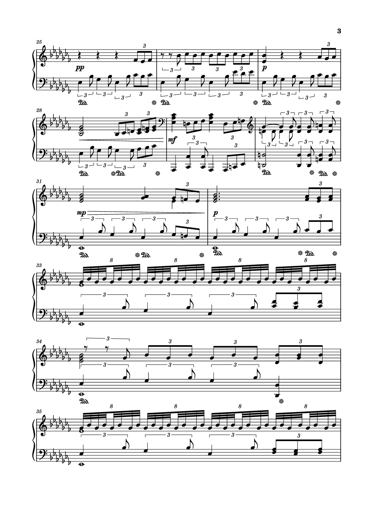 Trang 3 của Sheet nhạc PDF Piano bài hát Fox Song theme (Alisa theme) Piano - Comp. Vladimir Bulaev
