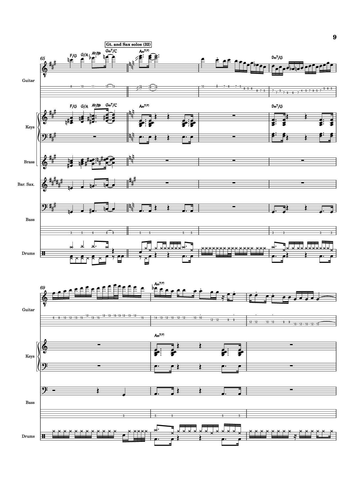 Trang 9 của Sheet nhạc PDF bài hát Nab That Chap Piano - T-Square
