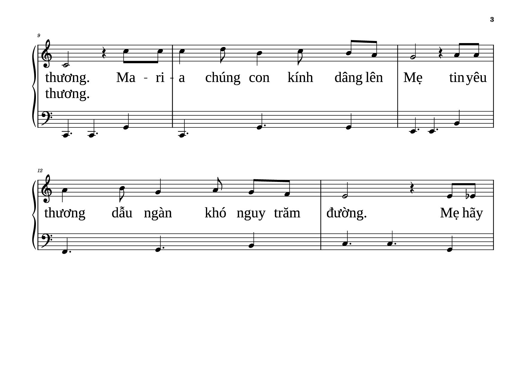 Trang 3 của Sheet nhạc PDF Piano bài hát NỮ VƯƠNG MÙA XUÂN Piano dễ tập - VŨ MỘNG THƠ