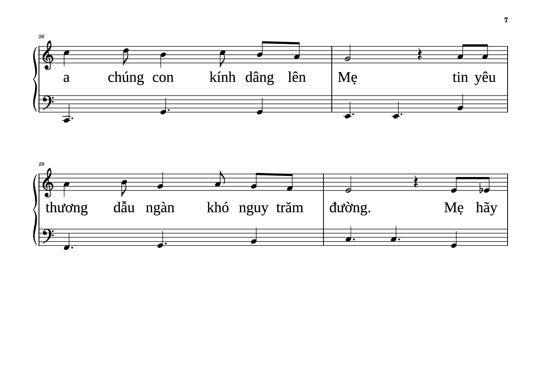 Trang 7 của Sheet nhạc PDF Piano bài hát NỮ VƯƠNG MÙA XUÂN Piano dễ tập - VŨ MỘNG THƠ
