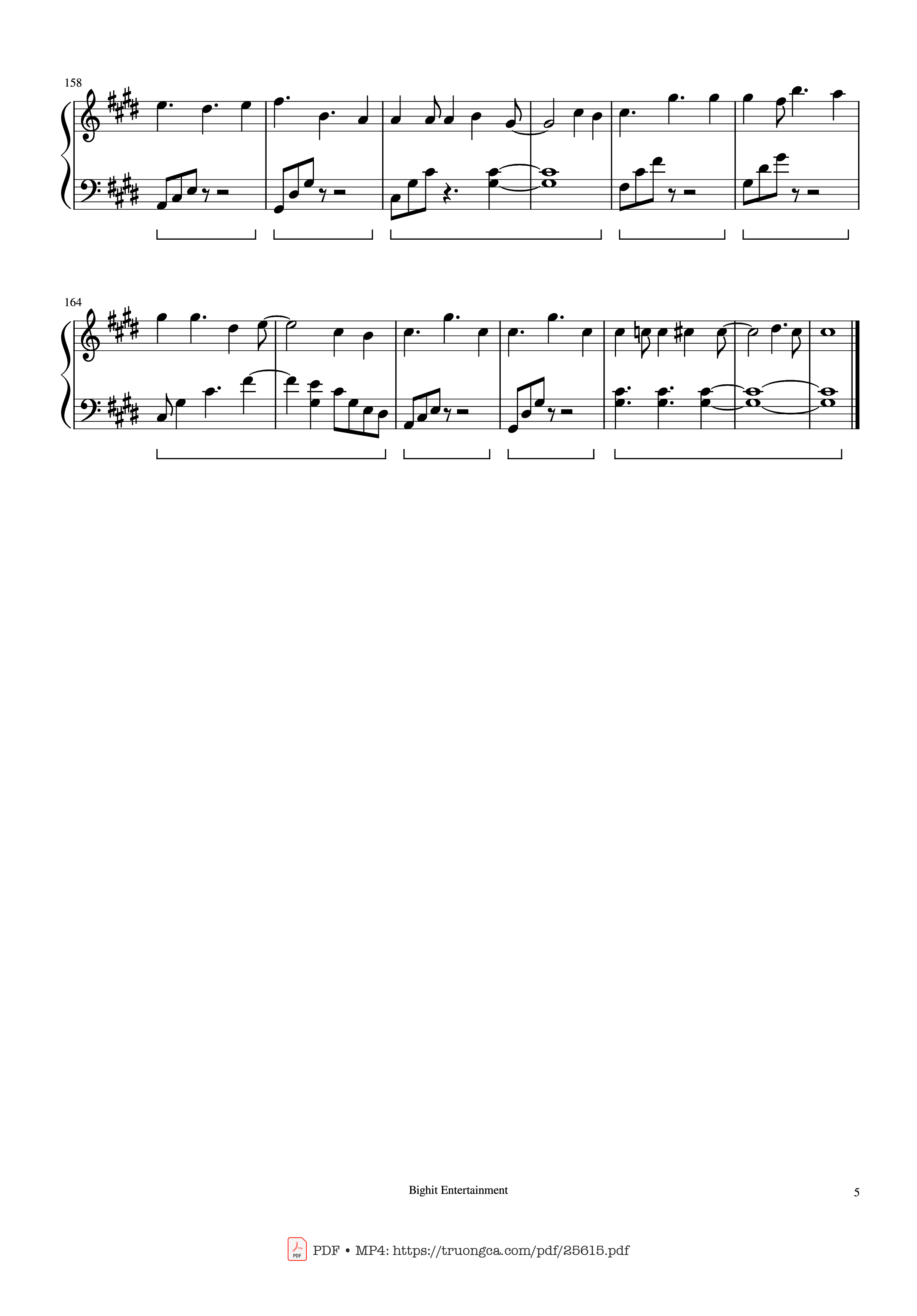 Trang 5 của Sheet nhạc PDF Piano bài hát Still With You Piano - Arranged by Myee89