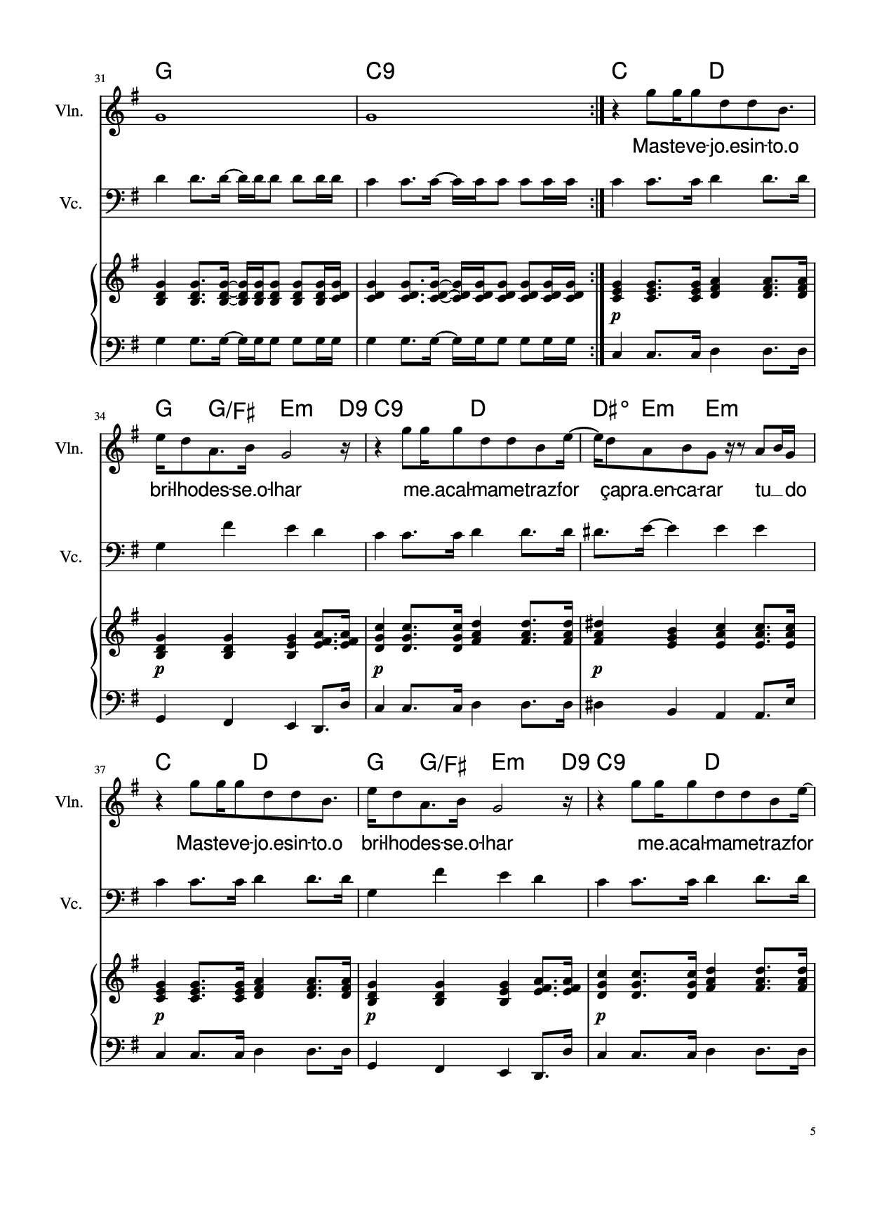 Trang 5 của Sheet nhạc PDF Piano bài hát Dia Especial Piano - Undefined