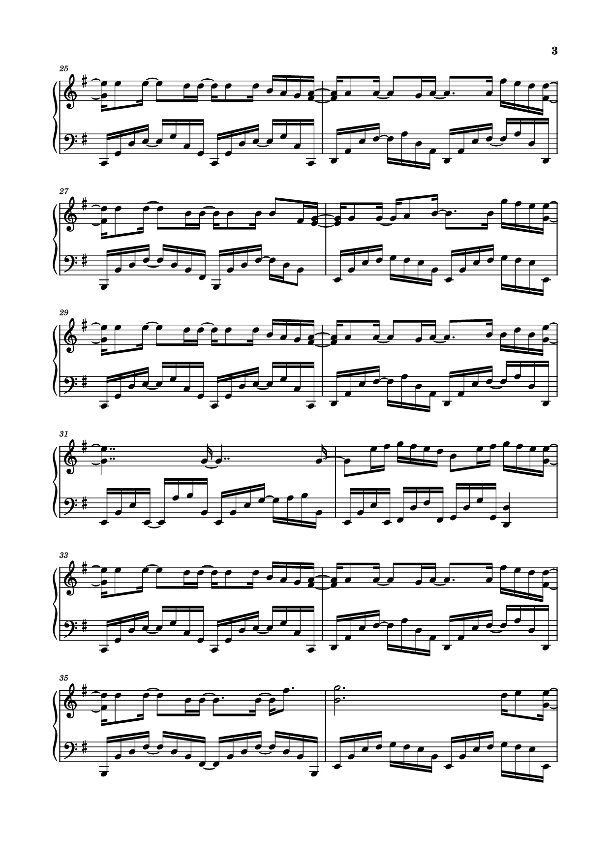 Trang 3 của Sheet nhạc PDF Piano bài hát 光阴副本 Piano - JJ Lin