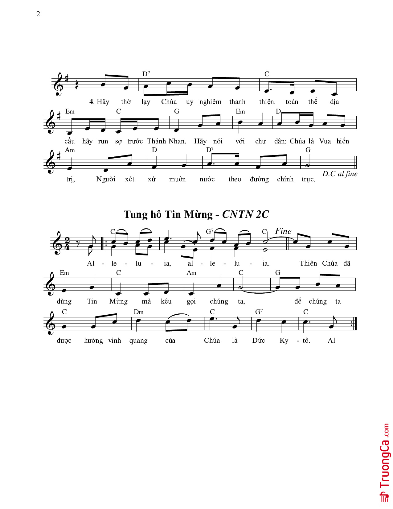 Hãy kể cho muôn dân được biết những kỳ công Chúa làm, Trang 4