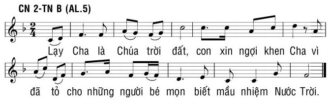 Tung hô Tin Mừng Năm A Alleluia Alleluia Alleluia, Trang 4