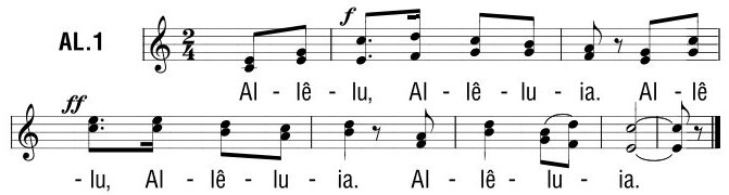Tung hô Tin Mừng Năm A Alleluia Alleluia Alleluia, Trang 9