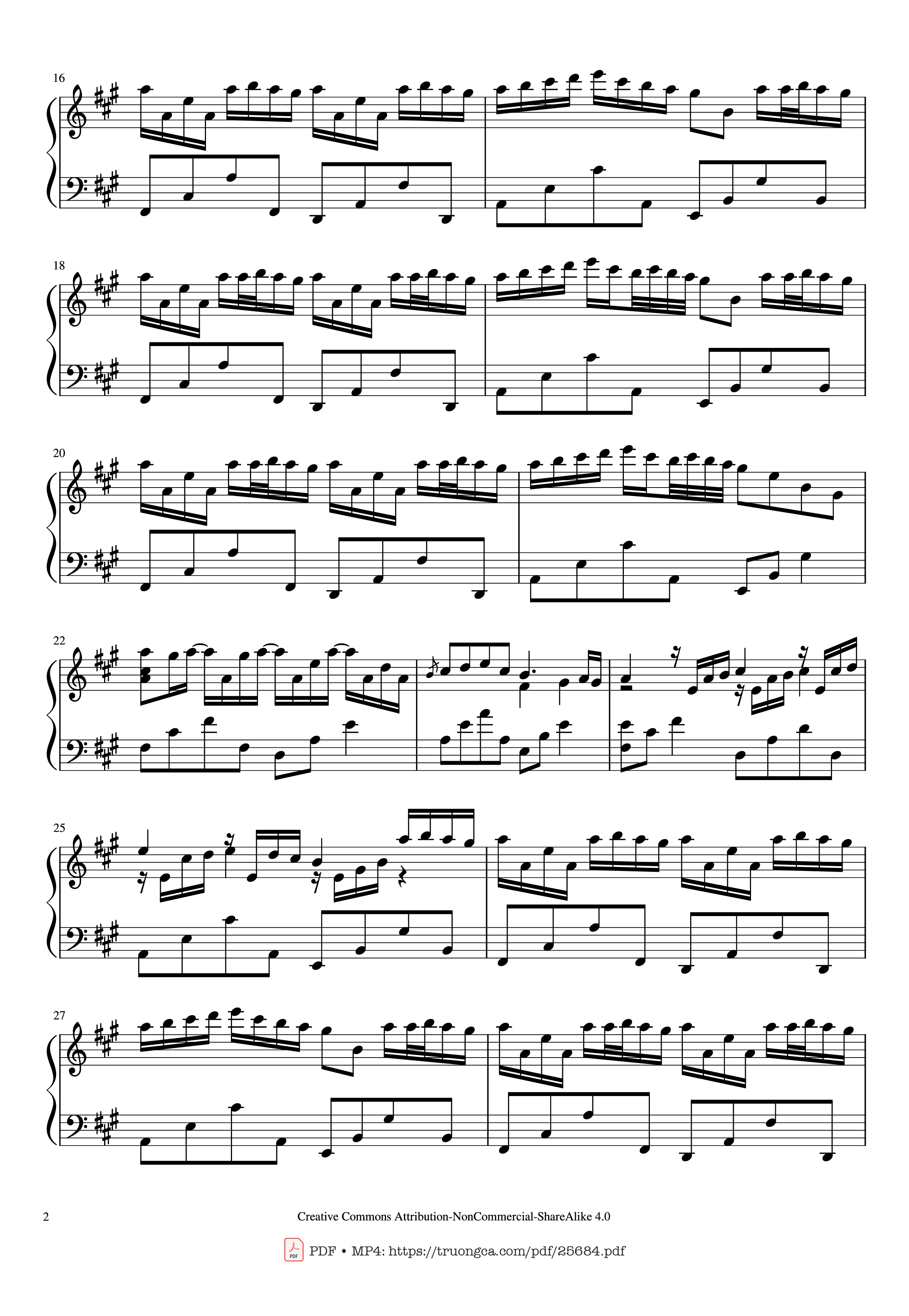 Trang 2 của Sheet nhạc PDF Piano bài hát River Flows In You Piano - Yiruma