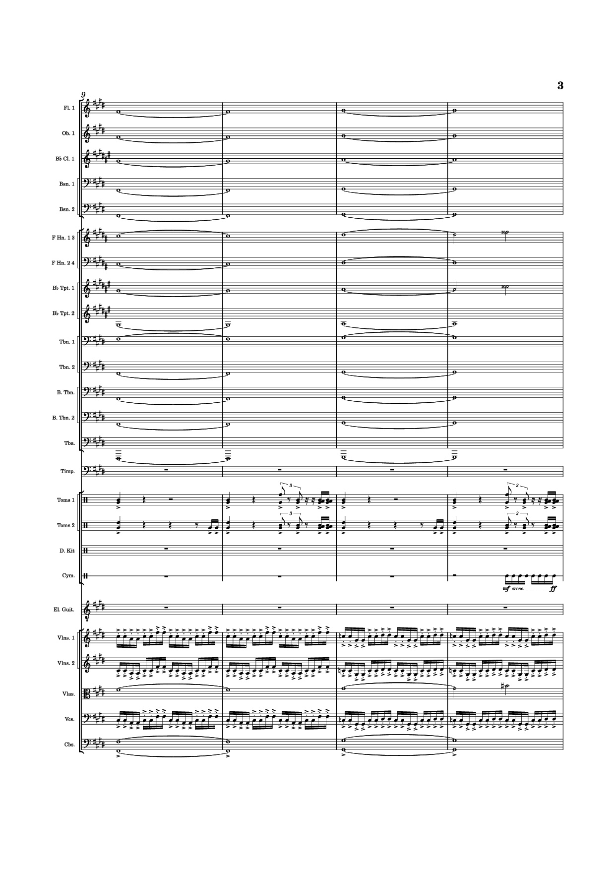Trang 3 của Sheet nhạc PDF bài hát Anthem of Hope - Mason J. Asimos