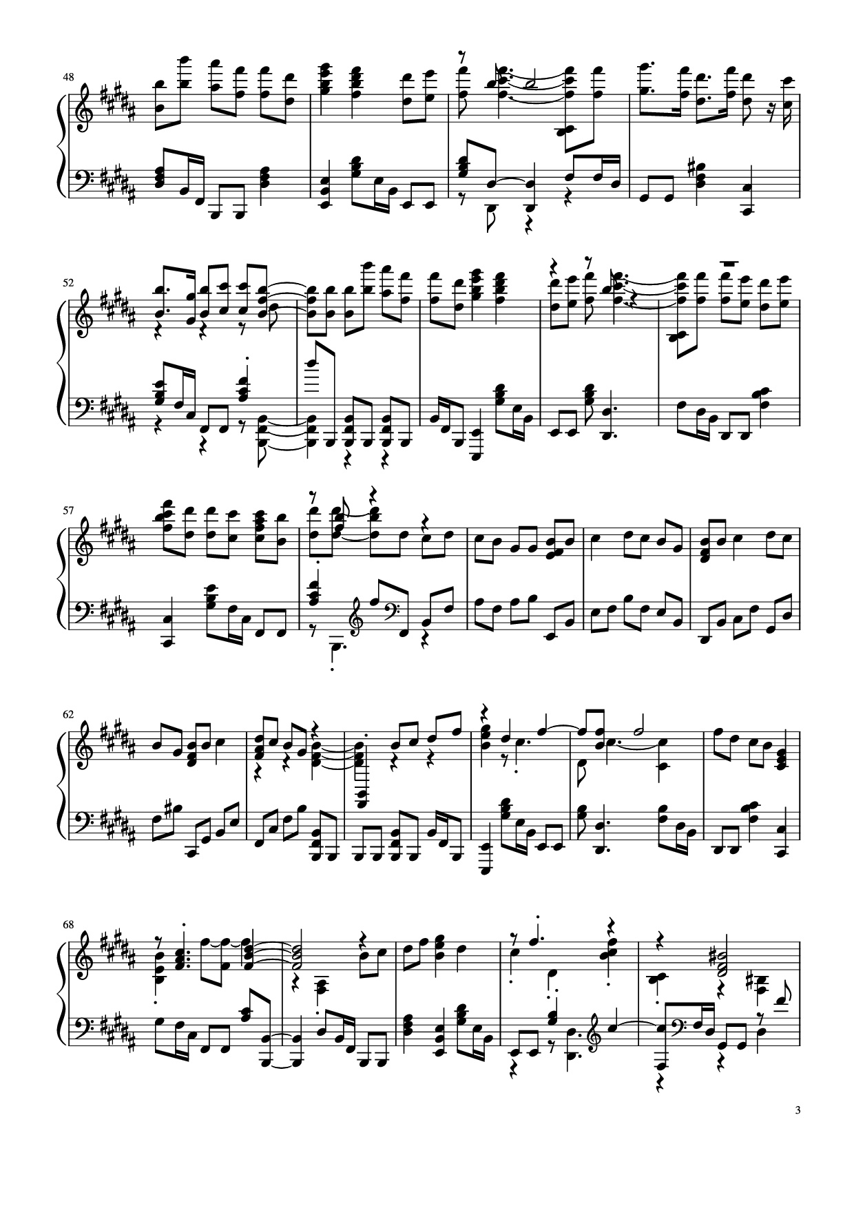 Trang 3 của Sheet nhạc PDF Piano bài hát Đừng làm trái tim anh đau Piano - Bởi: Sơn Tùng M-PT