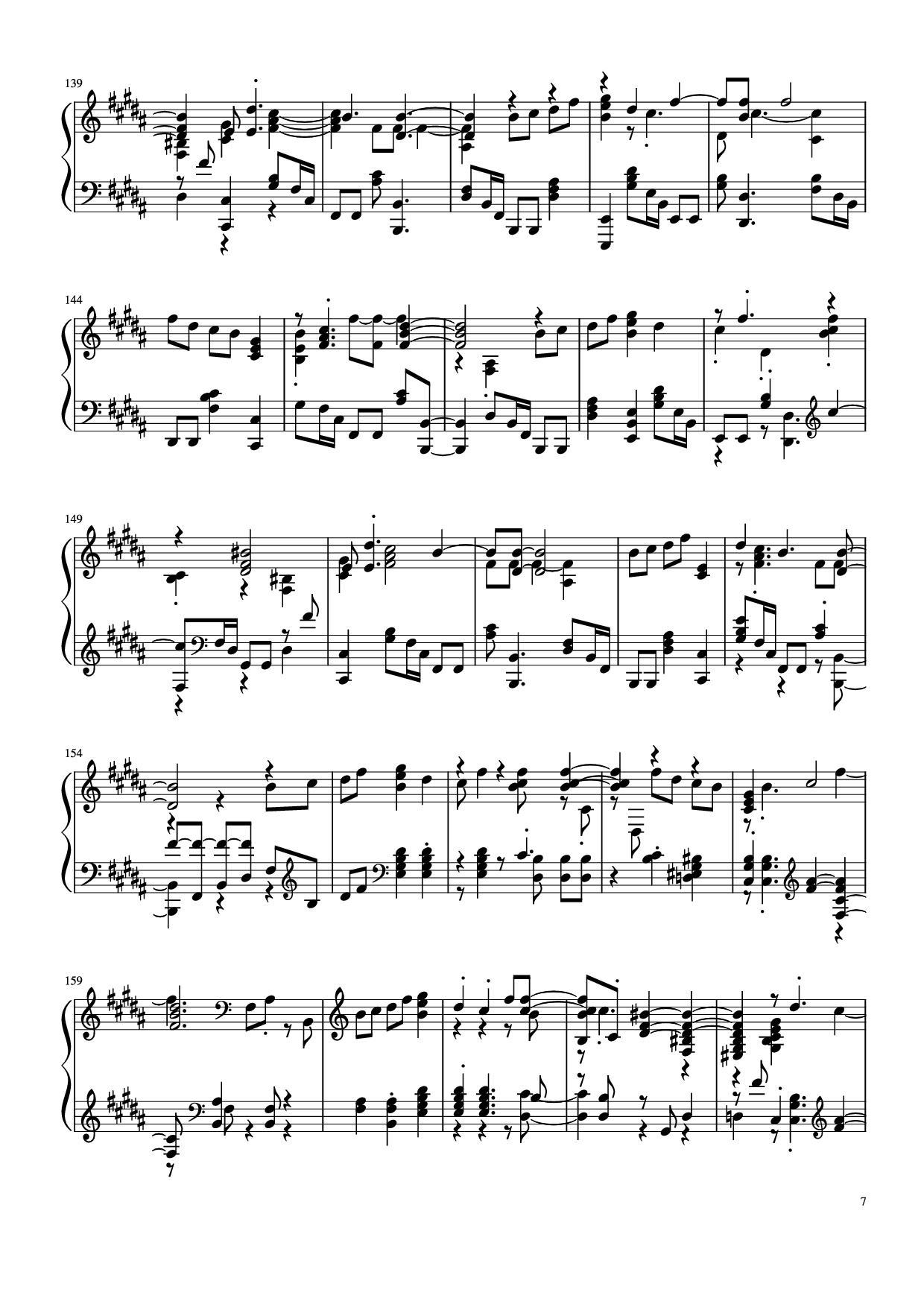 Trang 7 của Sheet nhạc PDF Piano bài hát Đừng làm trái tim anh đau Piano - Bởi: Sơn Tùng M-PT