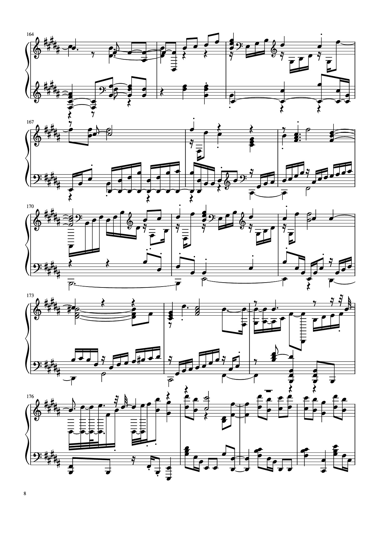 Trang 8 của Sheet nhạc PDF Piano bài hát Đừng làm trái tim anh đau Piano - Bởi: Sơn Tùng M-PT