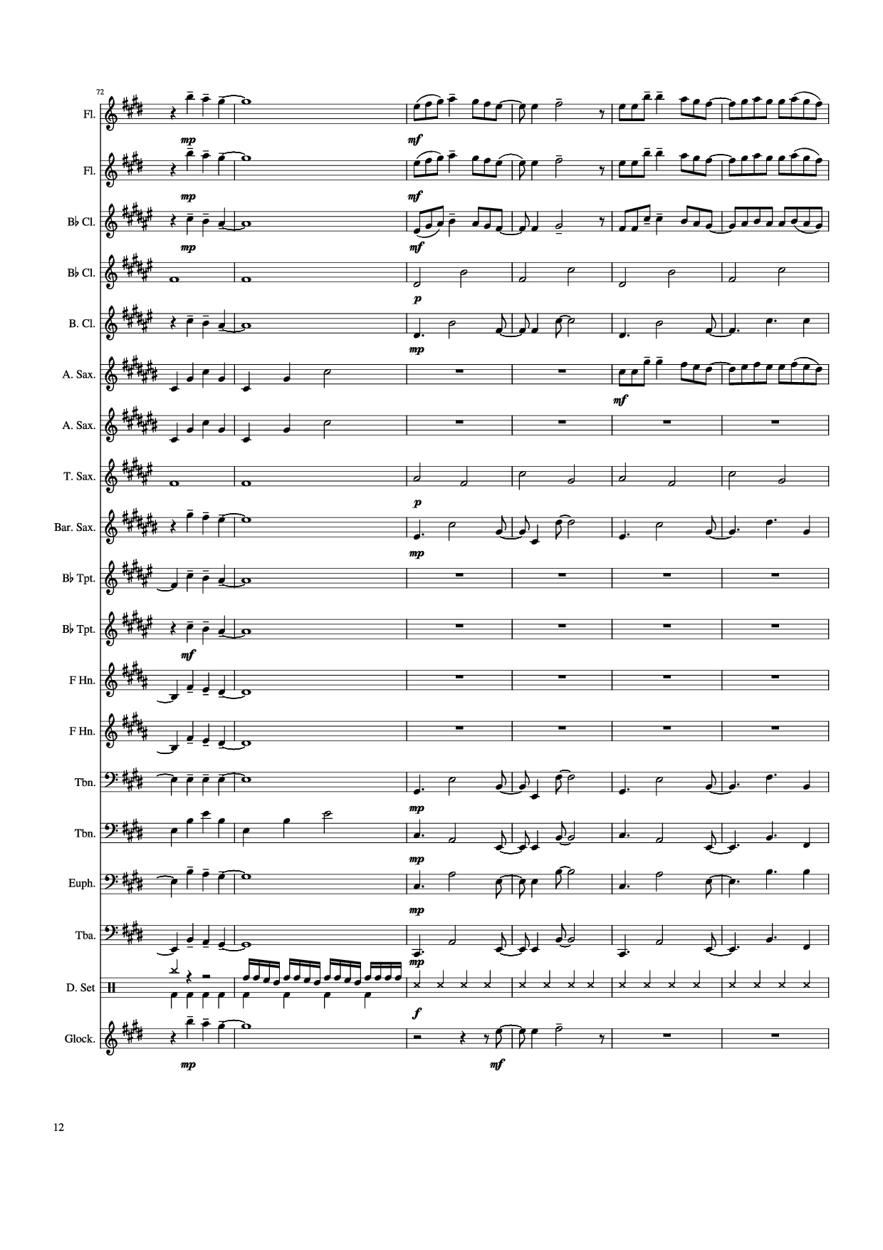 Trang 12 của Sheet nhạc PDF Piano bài hát Weathering With You - Grand Escape Piano - Arr. Gracia