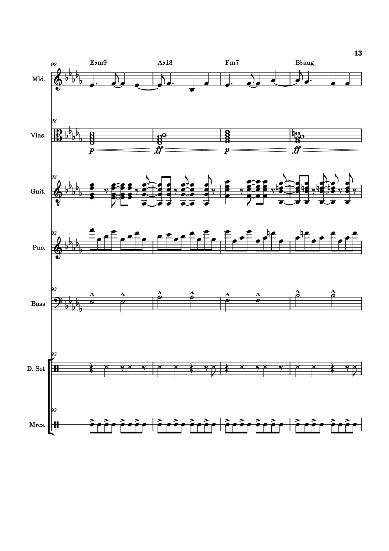Trang 13 của Sheet nhạc PDF Piano Guitar Tab bài hát From The Start Piano - Arrangement by ste