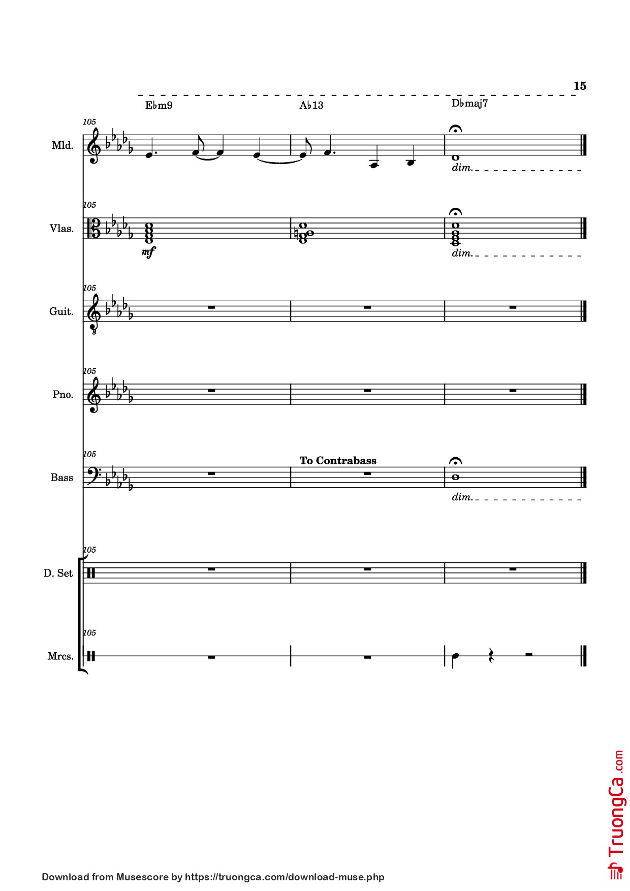 Trang 15 của Sheet nhạc PDF Piano Guitar Tab bài hát From The Start Piano - Arrangement by ste