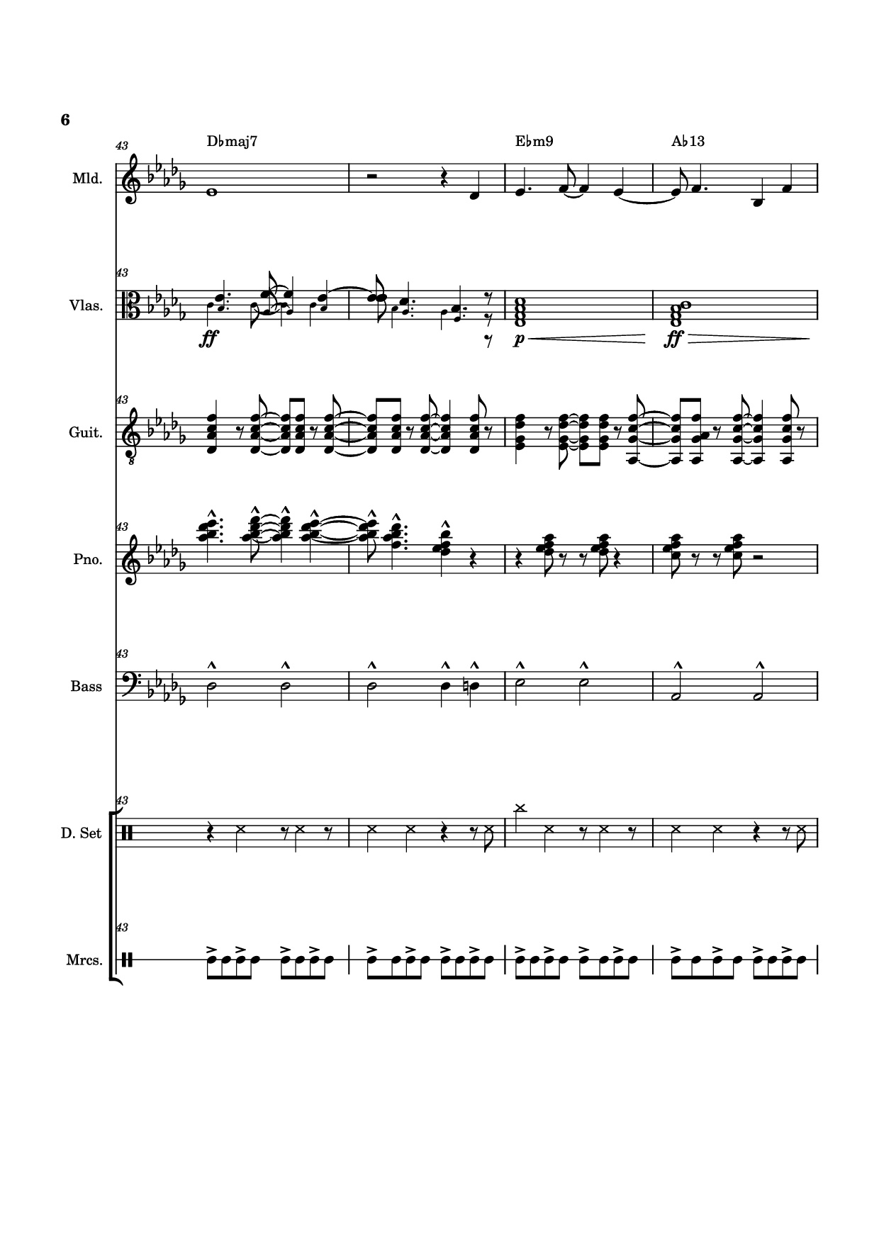 Trang 6 của Sheet nhạc PDF Piano Guitar Tab bài hát From The Start Piano - Arrangement by ste