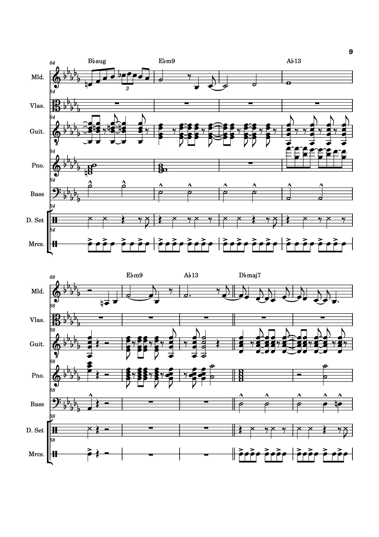 Trang 9 của Sheet nhạc PDF Piano Guitar Tab bài hát From The Start Piano - Arrangement by ste
