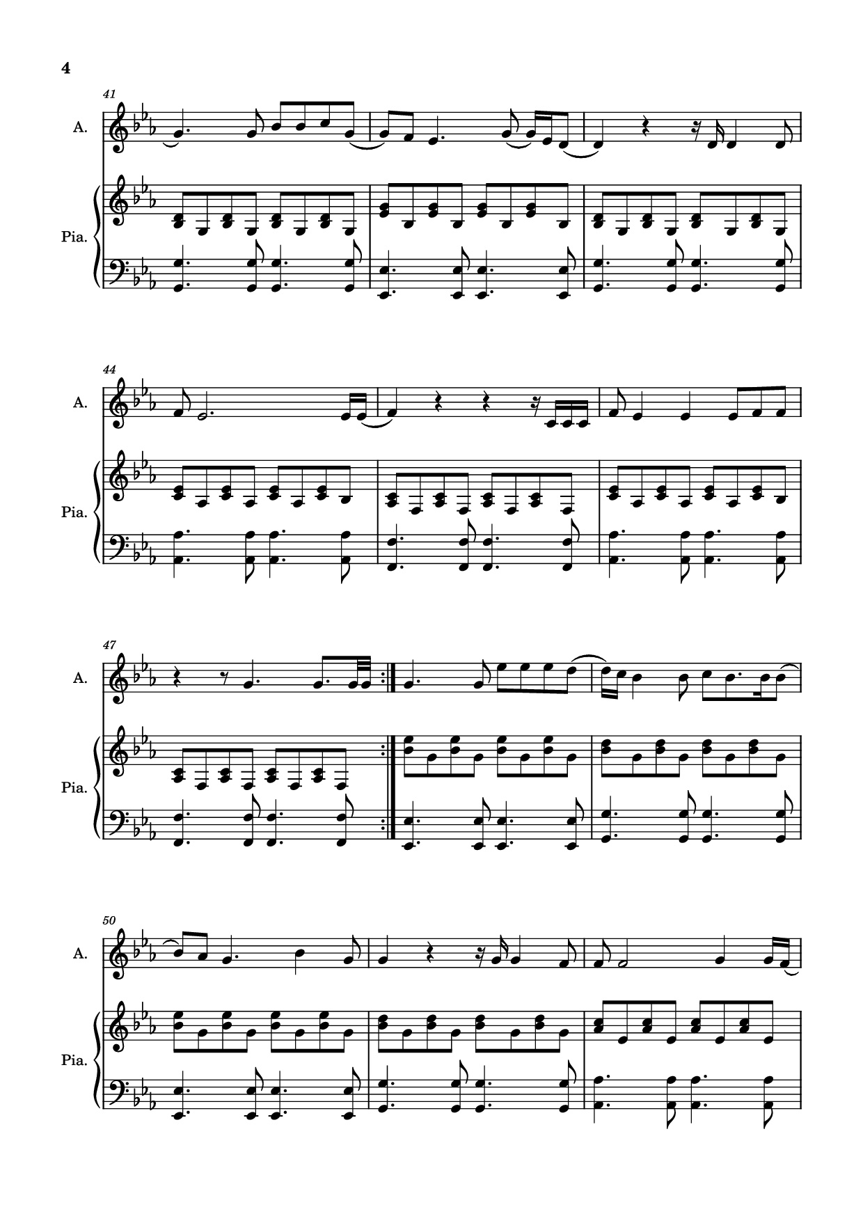 Trang 4 của Sheet nhạc PDF Piano bài hát Pop corn salé Piano - N. Poz