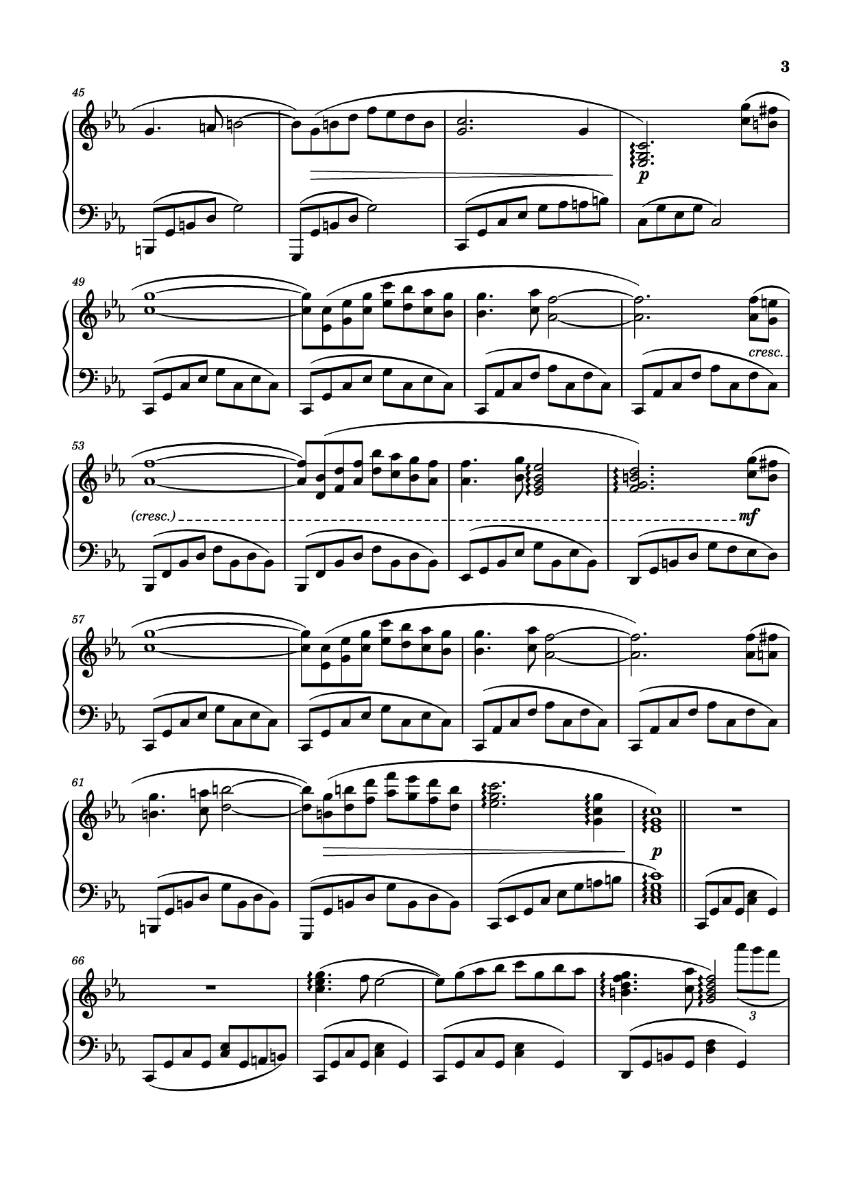 Trang 3 của Sheet nhạc PDF Piano bài hát Shadow of the Moon Piano - Masao Aichi